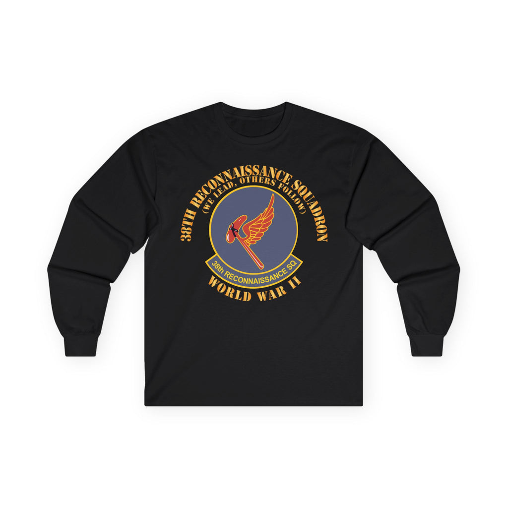 Unisex Long Sleeve Tee - AAC - 38th Reconnaissance Squadron - WWII X 300