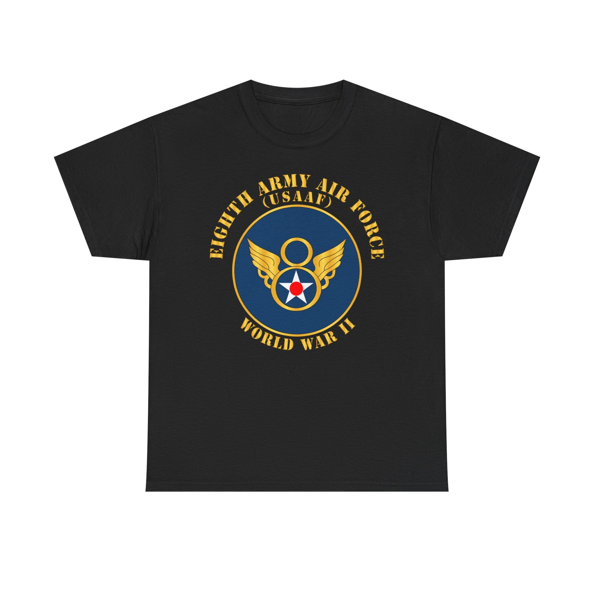Unisex Heavy Cotton Tee - Eighth Air Force, Army Air Corps, WWII