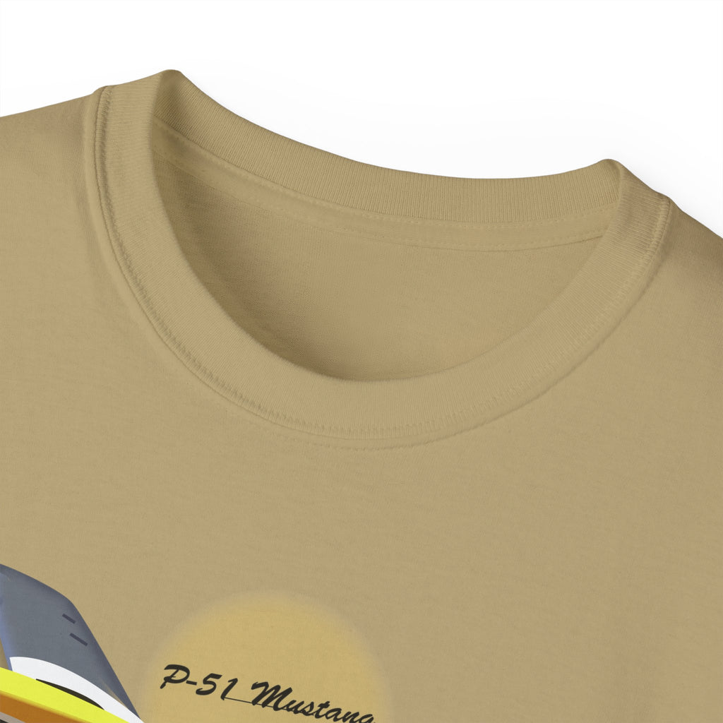 Unisex Ultra Cotton Tee - Army Air Corps P-51 Mustang wo AAC X 300