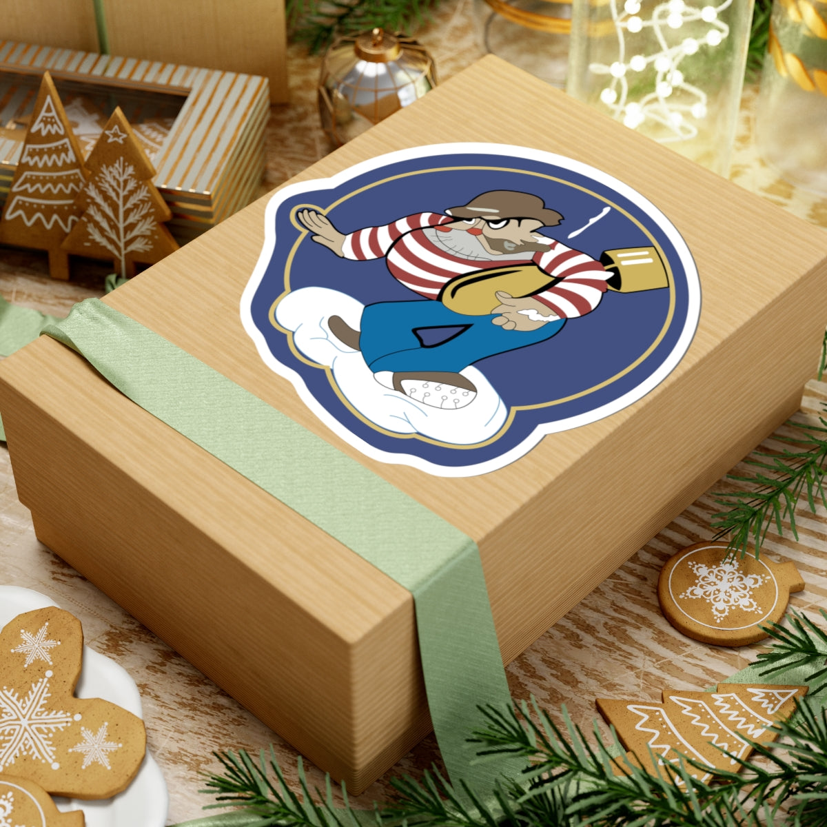 Kiss-Cut Stickers - AAC - 869th Bomb Squadron, 497th Bomb Group wo Txt X 300