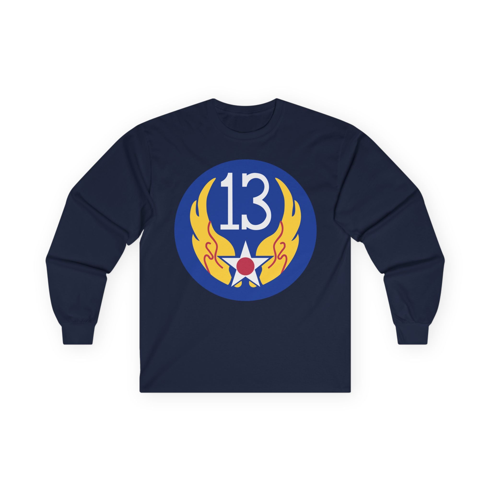 Unisex Long Sleeve Tee - AAC - SSI - 13th Air Force wo Txt X 300