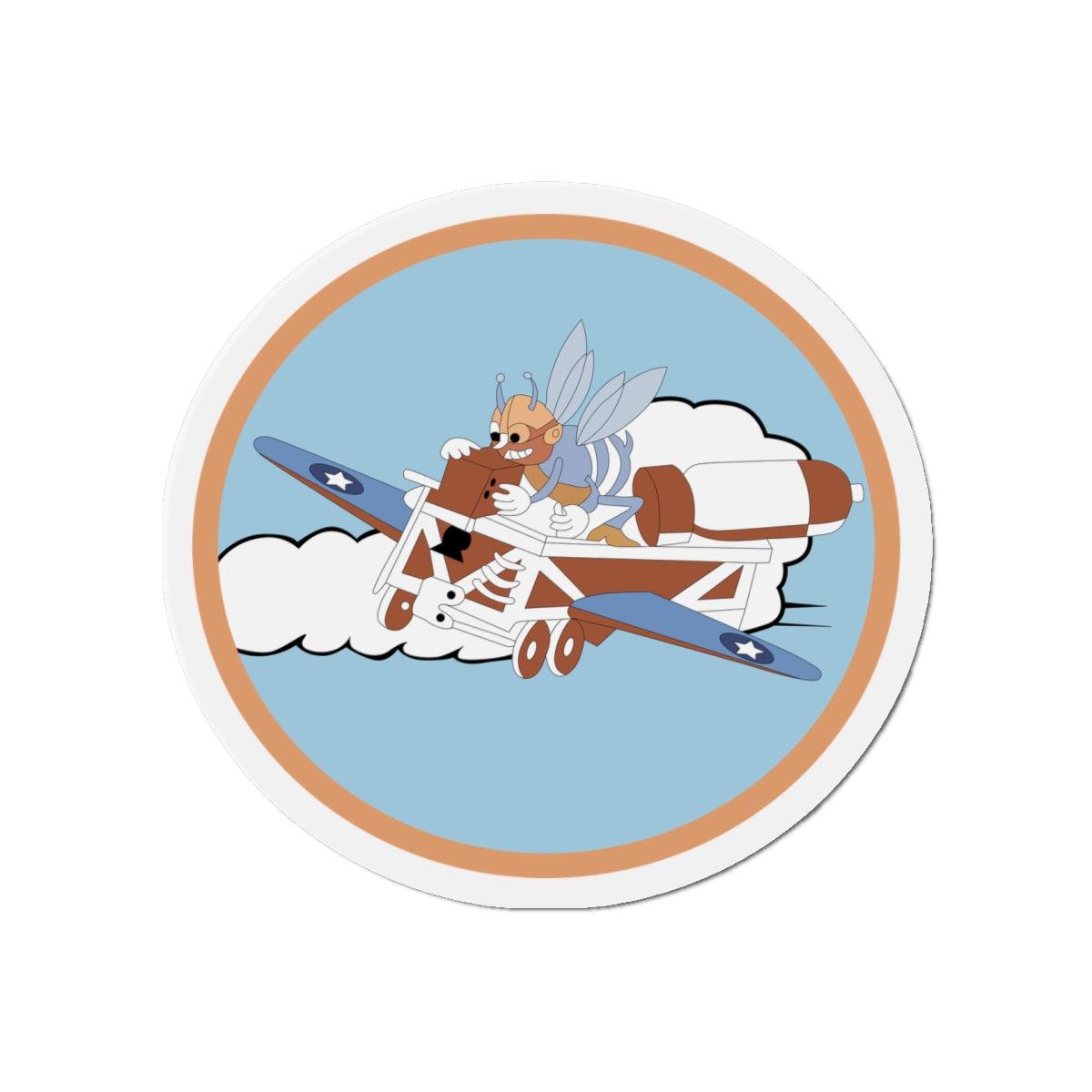Die-Cut Magnets - AAC - 782nd Bomb Squadron, 465th Bomb Group - 15th AF wo Txt X 300