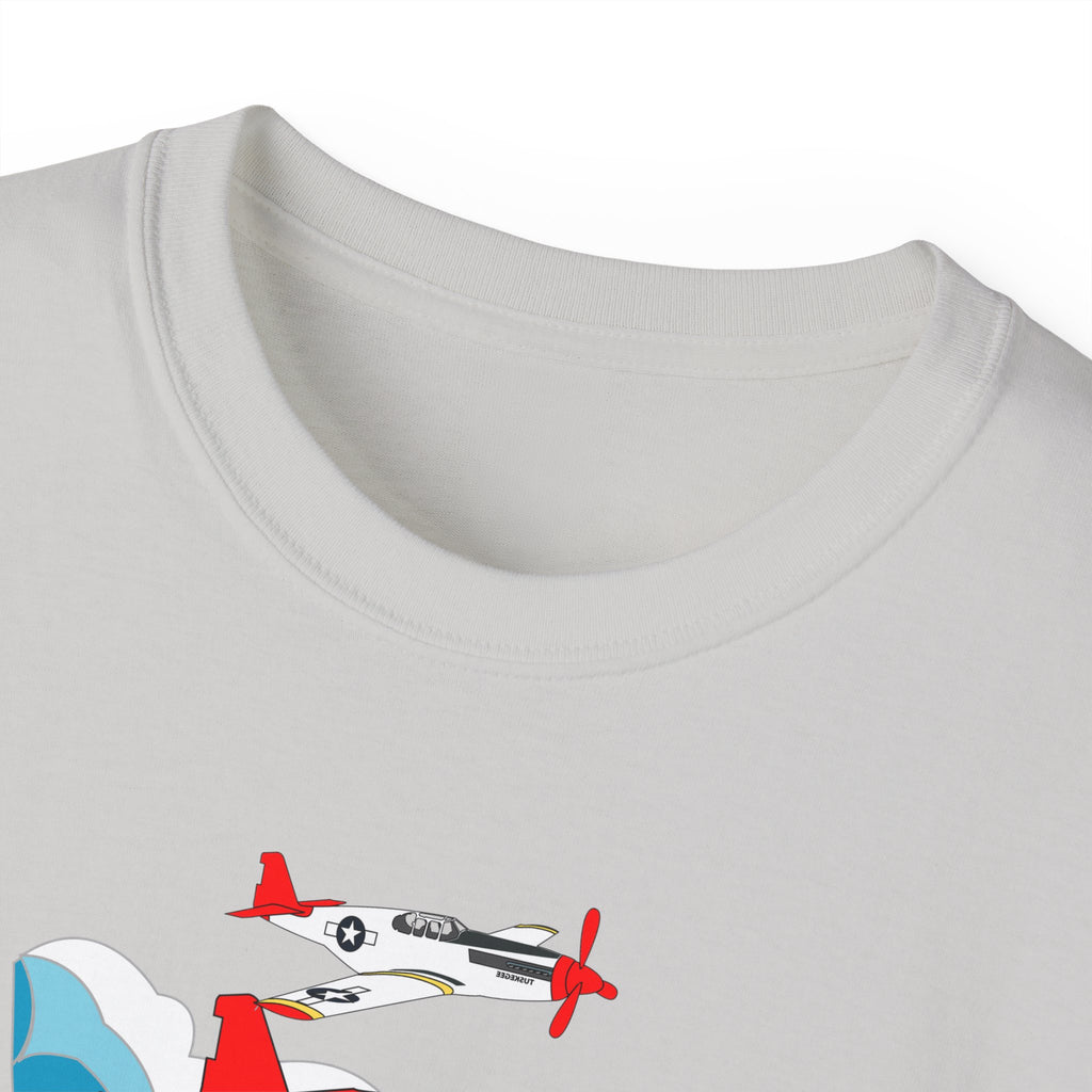 Unisex Ultra Cotton Tee - Army Air Corp - Tuskegee Airmen - Redtails - 3AC - X 300