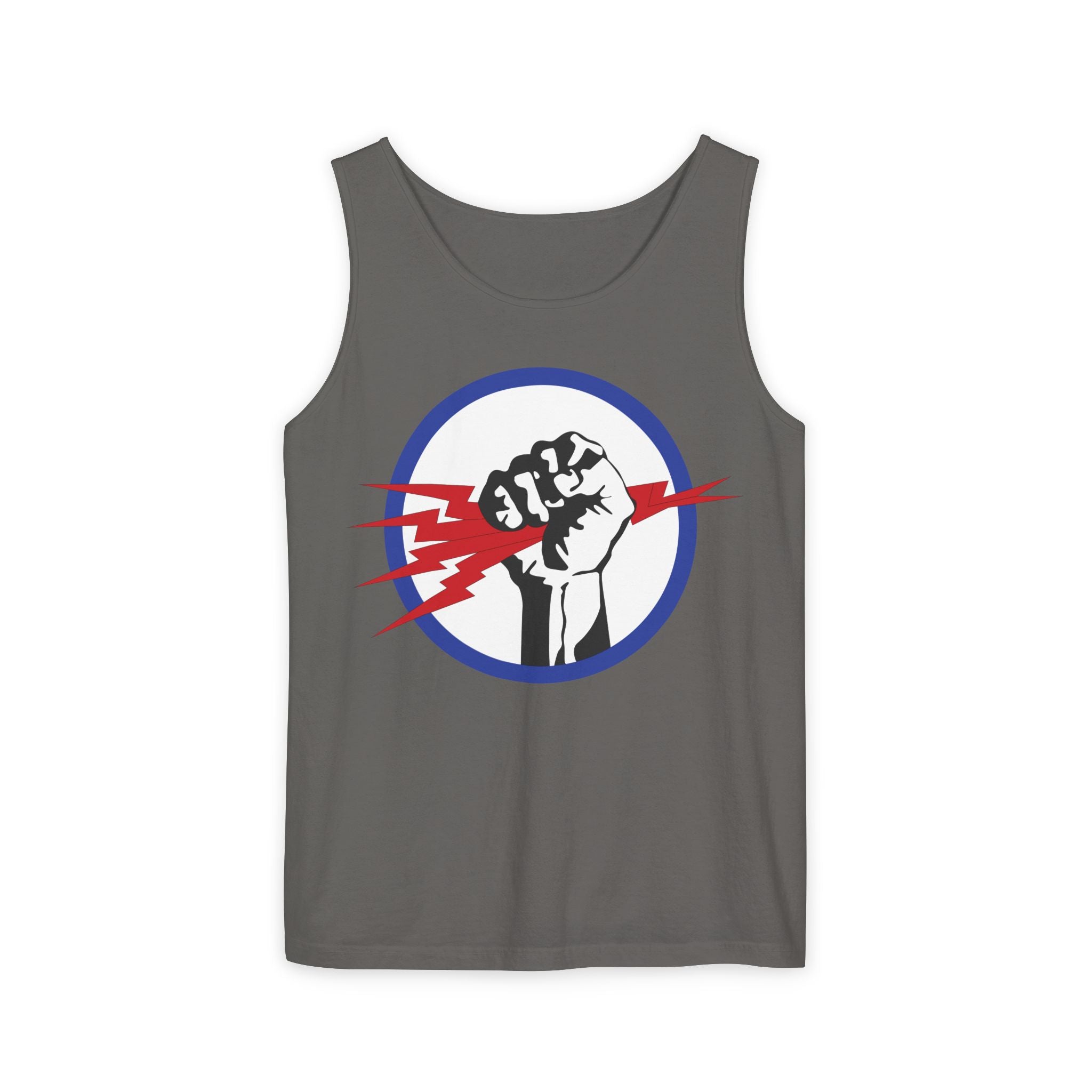 Unisex Garment-Dyed Tank Top - AAC - 827th Bomb Squadron, 484th Bomb Group - 15th AAF wo Txt X 300