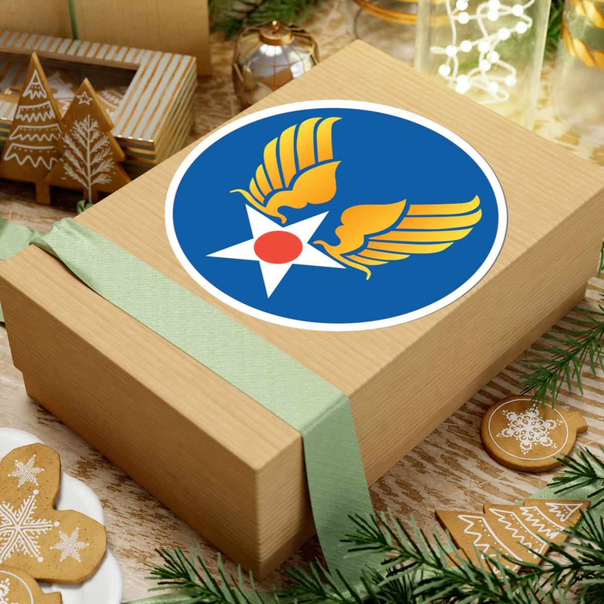 Kiss-Cut Stickers - SSI - AAC - 1st Army Air Force wo Txt X 300