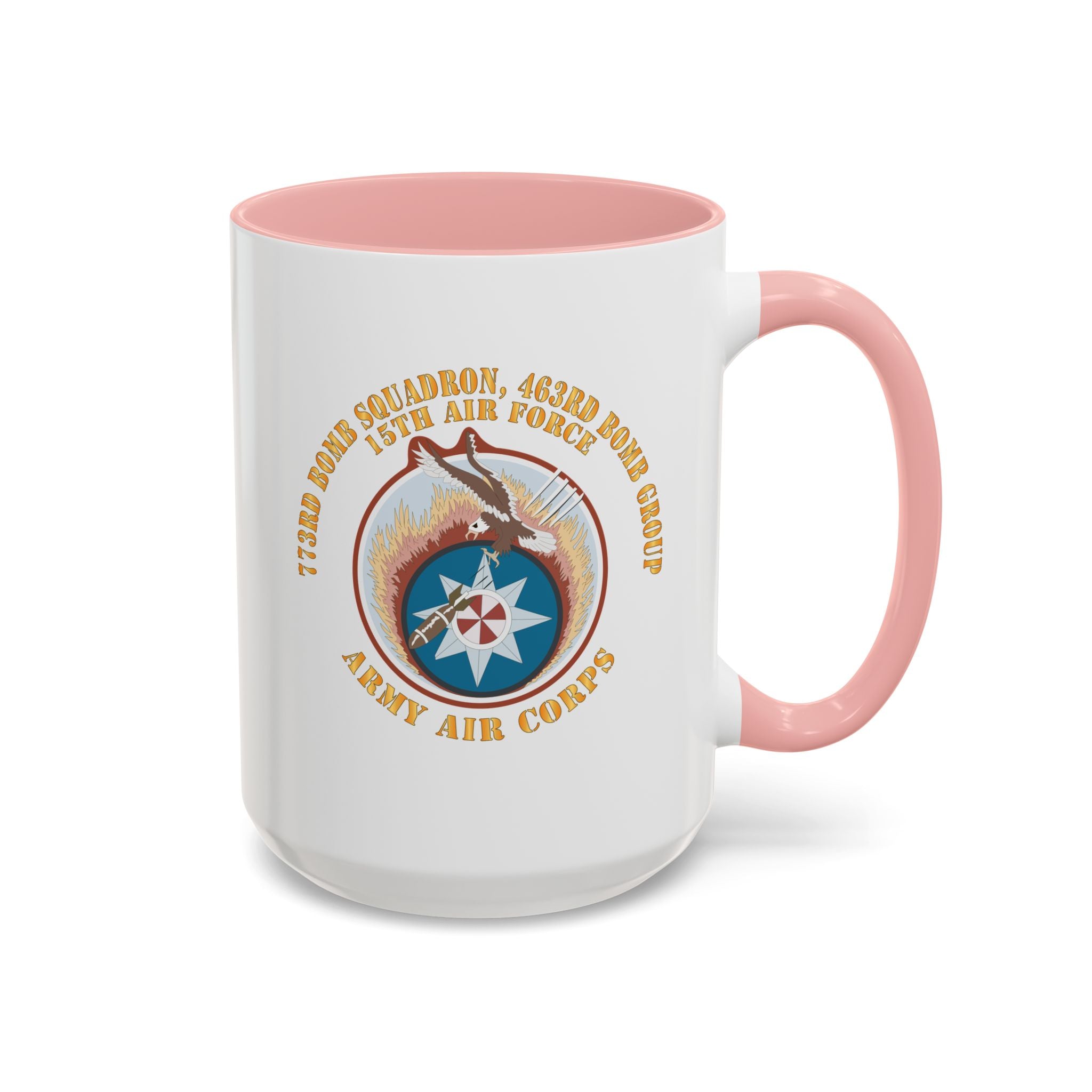 Accent Coffee Mug - AAC - 773rd Bomb Squadron, 463rd Bomb Group - 15th AF X 300