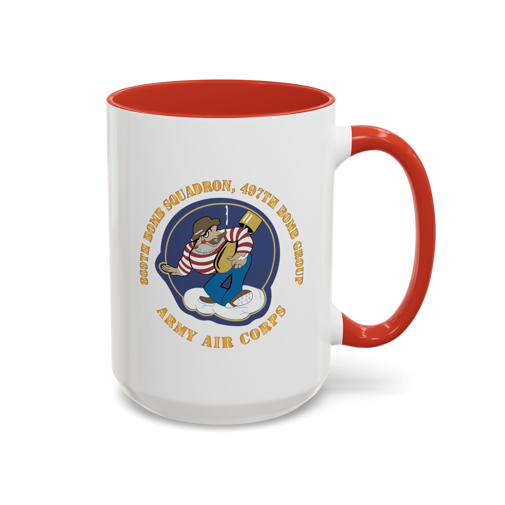 Accent Coffee Mug - AAC - 869th Bomb Squadron, 497th Bomb Group X 300