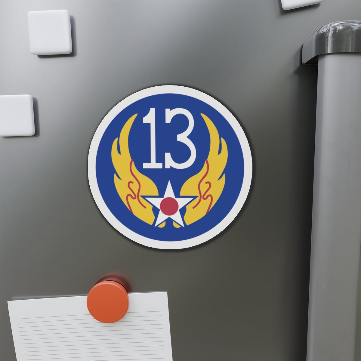 Die-Cut Magnets - AAC - SSI - 13th Air Force wo Txt X 300