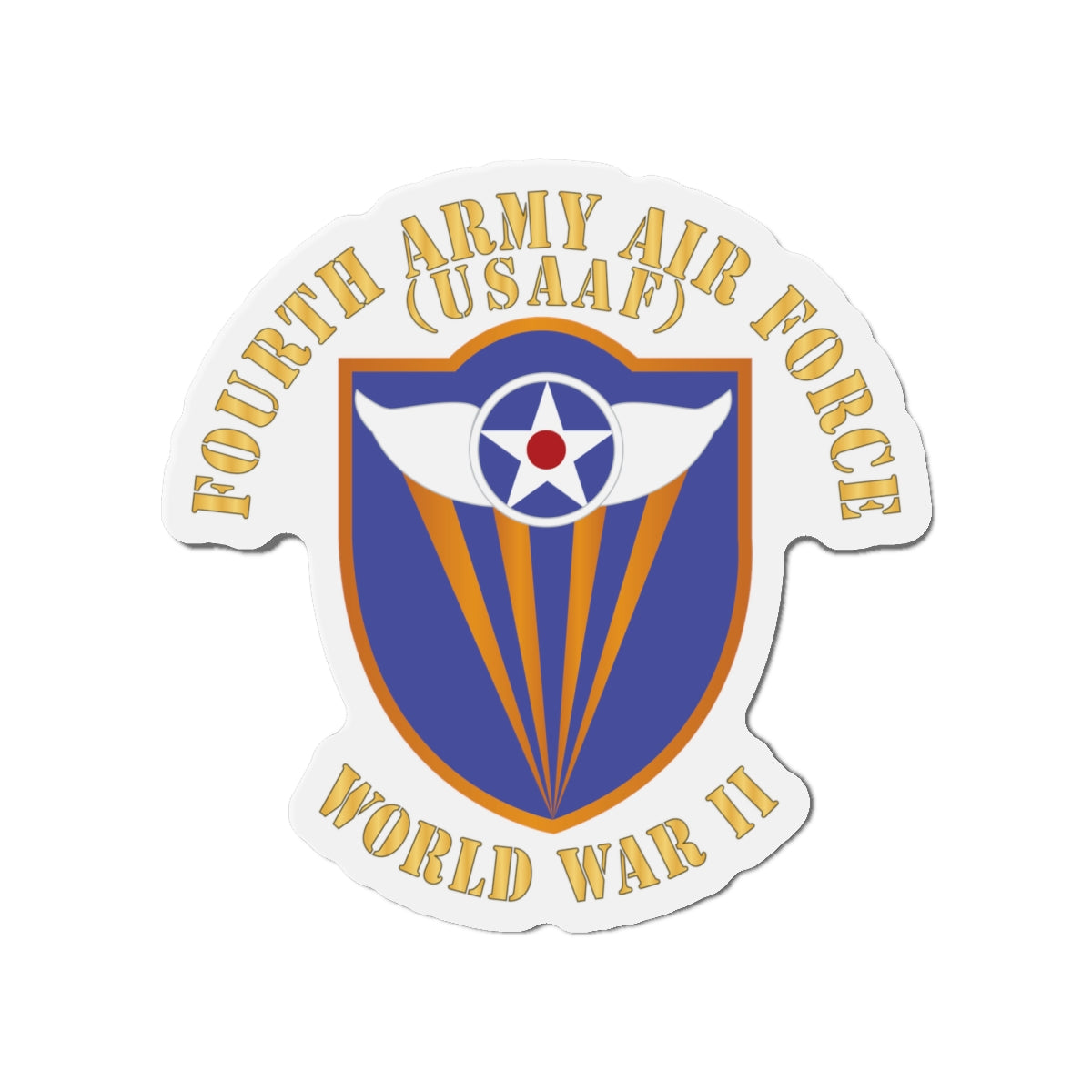 Die-Cut Magnets - AAC - SSI - 4th Air Force - WWII - USAAF x 300