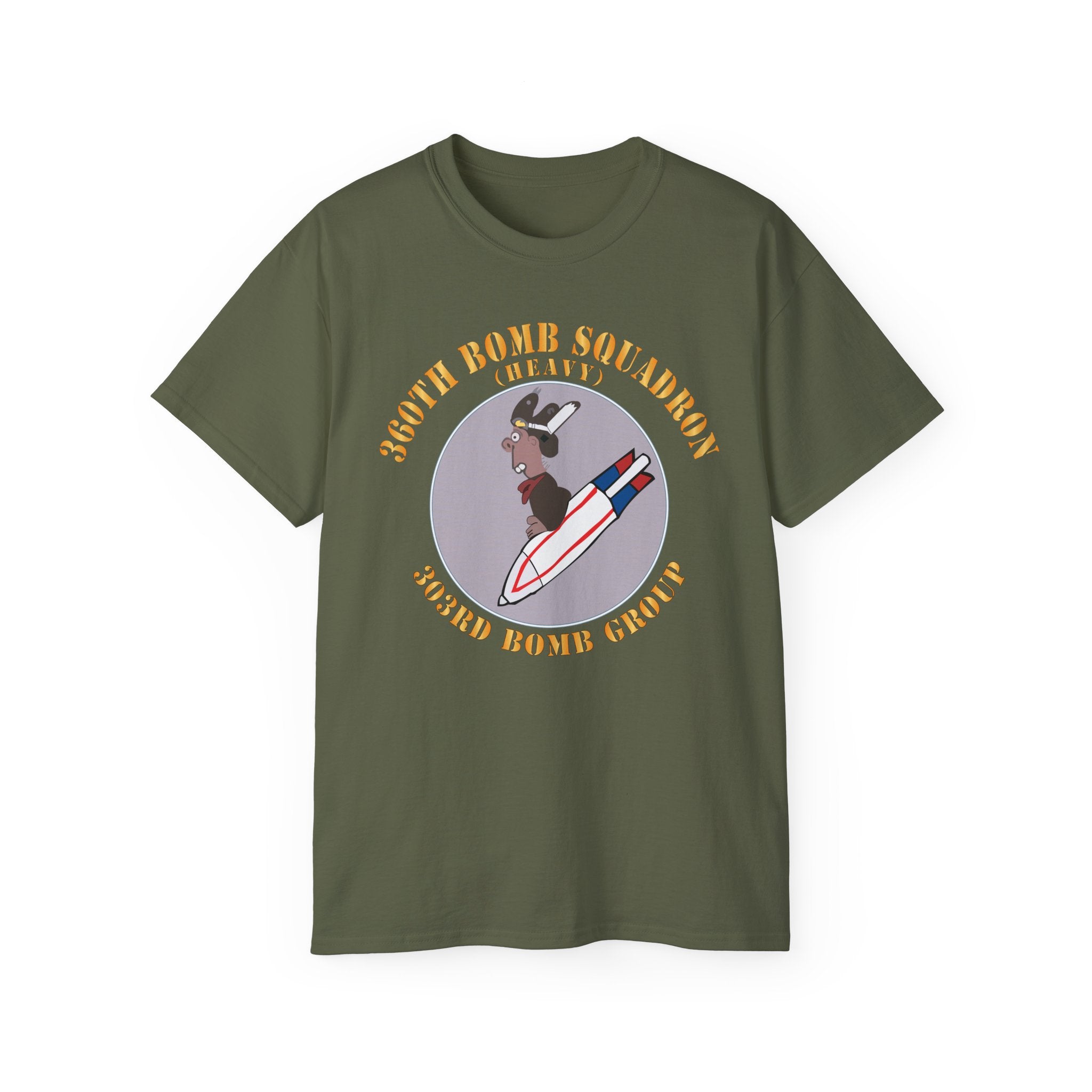 Unisex Ultra Cotton Tee - AAC - 360th Bomb Squadron - 303rd BG - WWII X 300