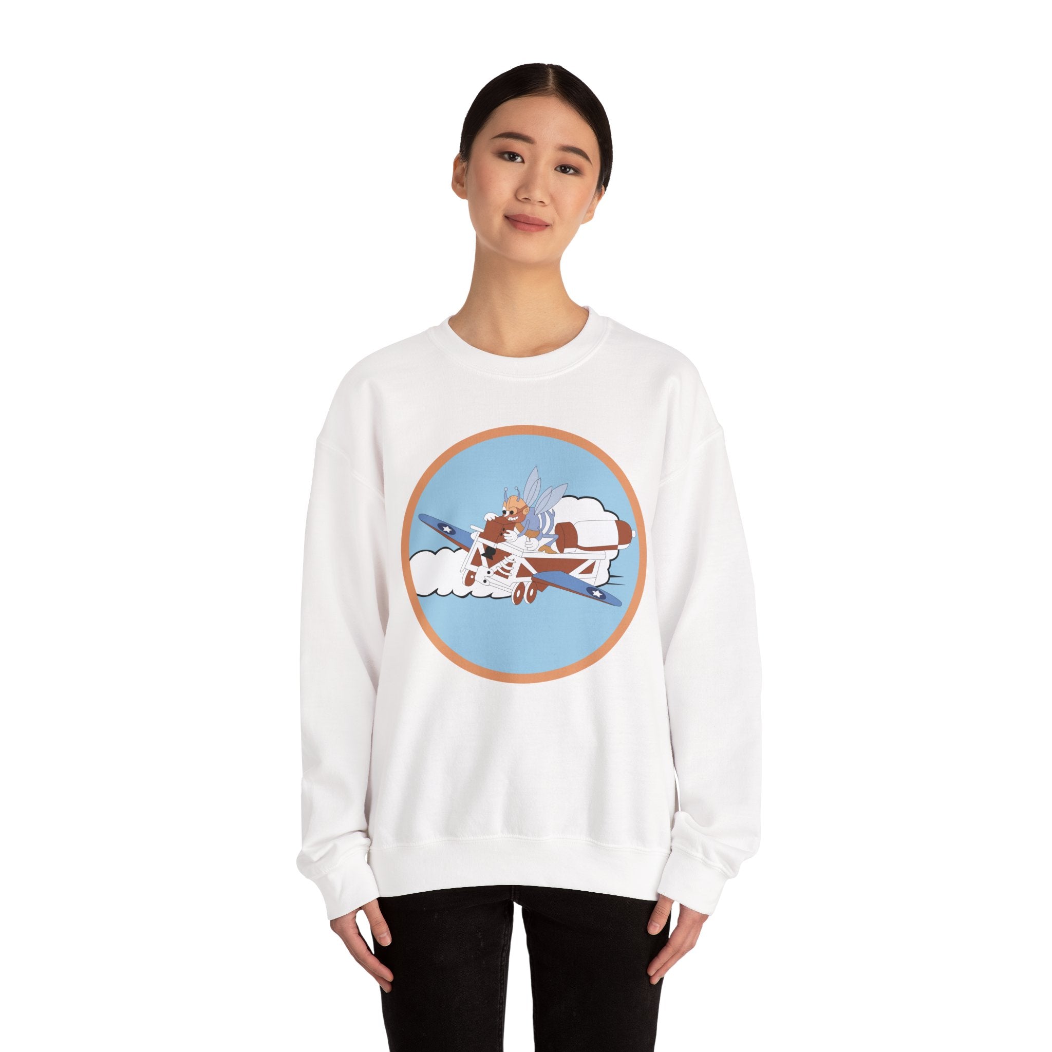 Crewneck Sweatshirt - AAC - 782nd Bomb Squadron, 465th Bomb Group - 15th AF wo Txt X 300
