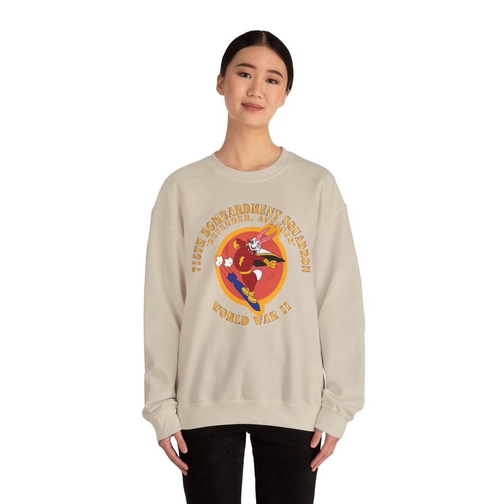 Crewneck Sweatshirt - ACC - 715th  Bombardment Squadron - Defender, Avenger - World War II X 300