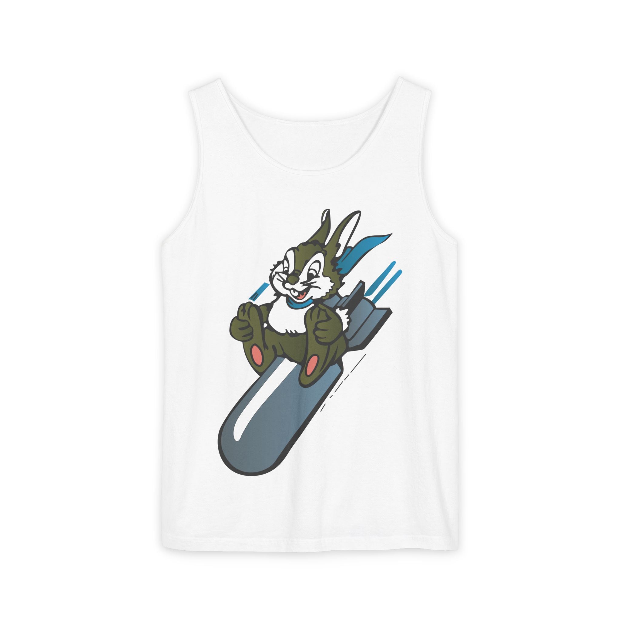 Unisex Garment-Dyed Tank Top - AAC - 799th Bombardment Squadron wo txt X 300