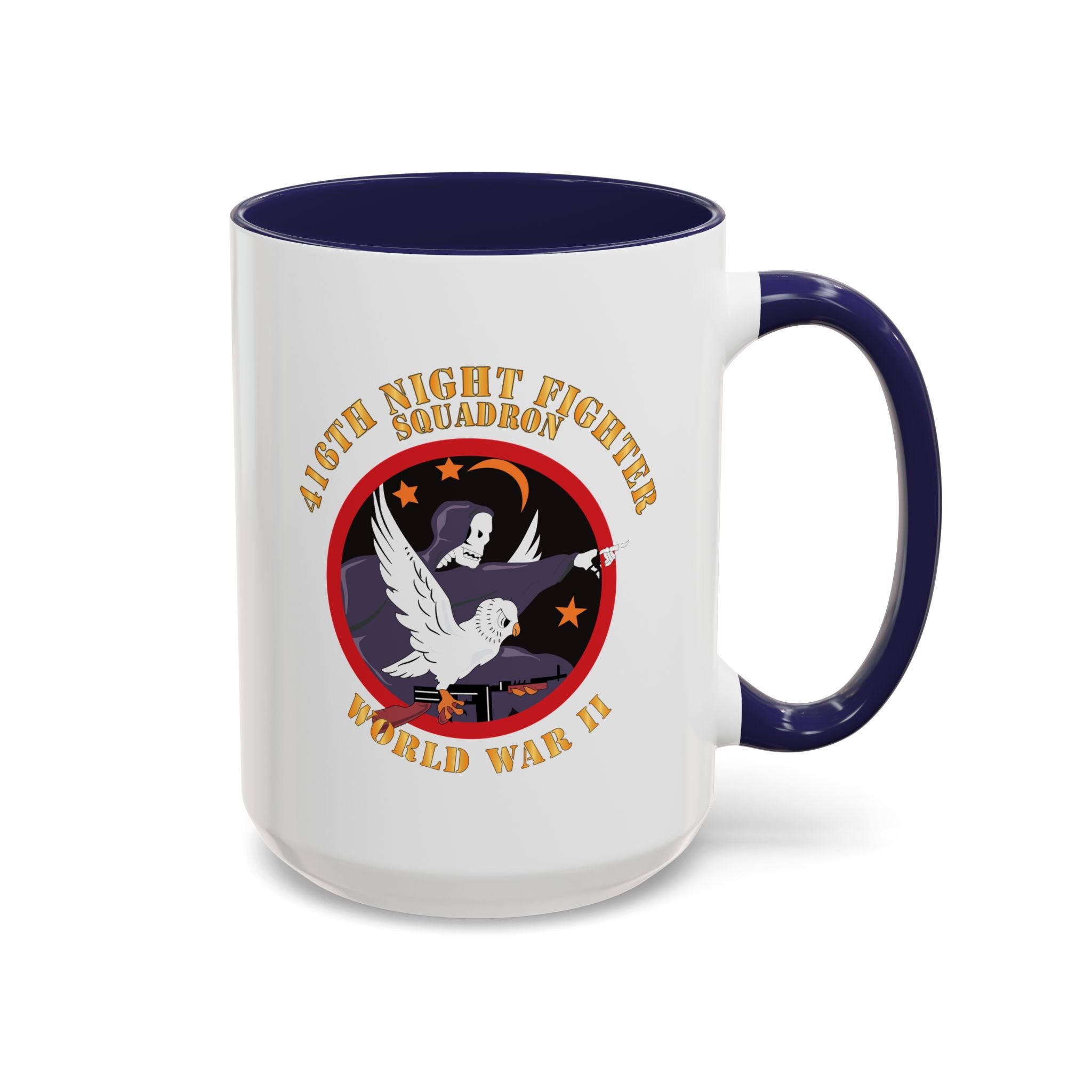 Accent Coffee Mug - AAC - 416th Night Fighter Squadron - WWII X 300