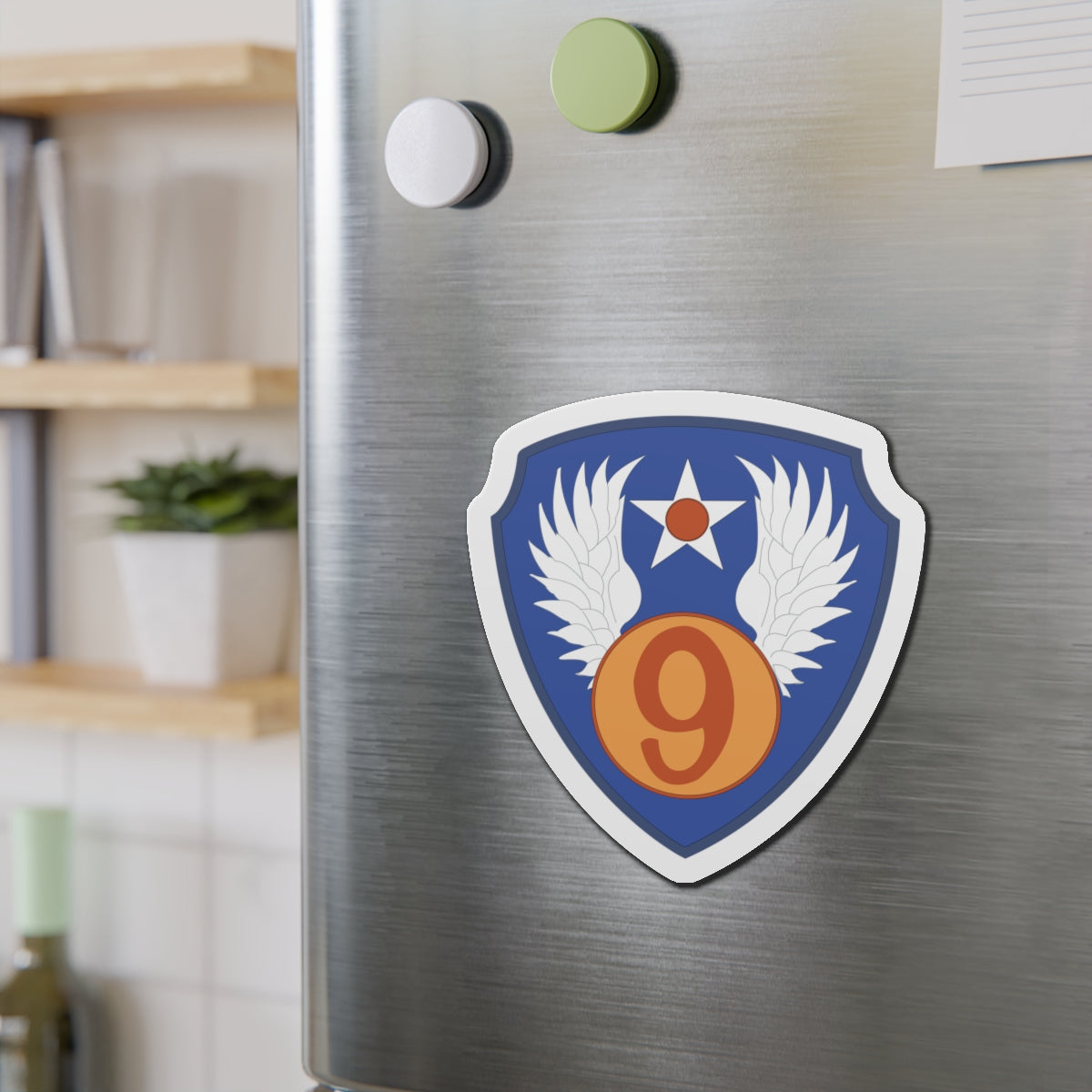 Die-Cut Magnets - AAC - SSI - 9th Air Force wo Txt X 300