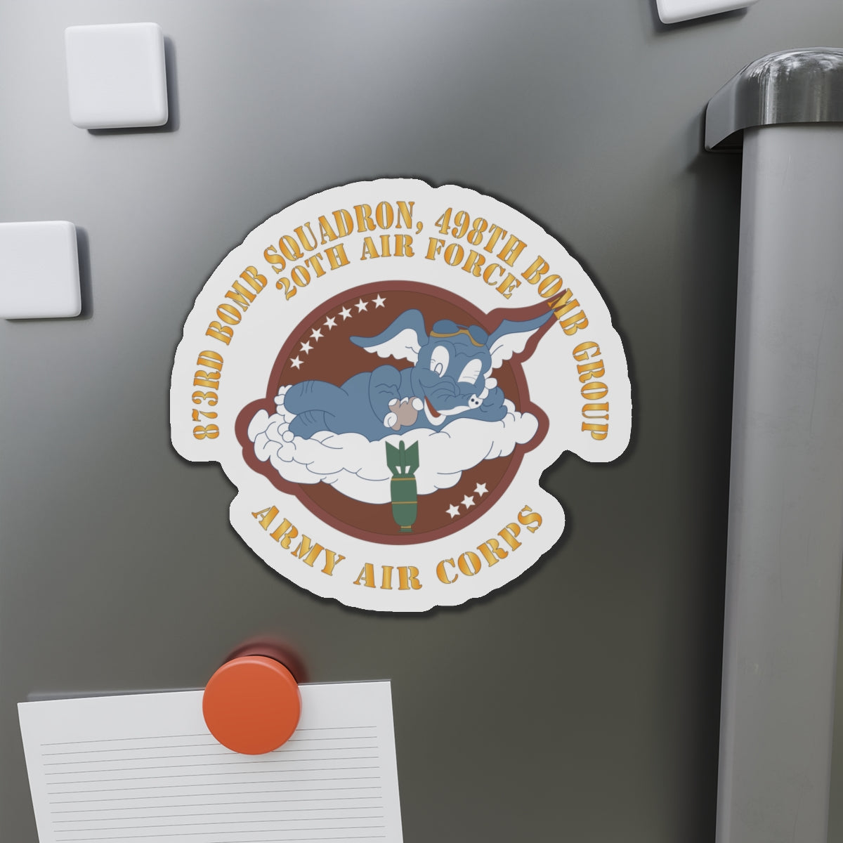 Die-Cut Magnets - AAC - 873rd Bomb Squadron, 498th Bomb Group - 20th AAF X 300