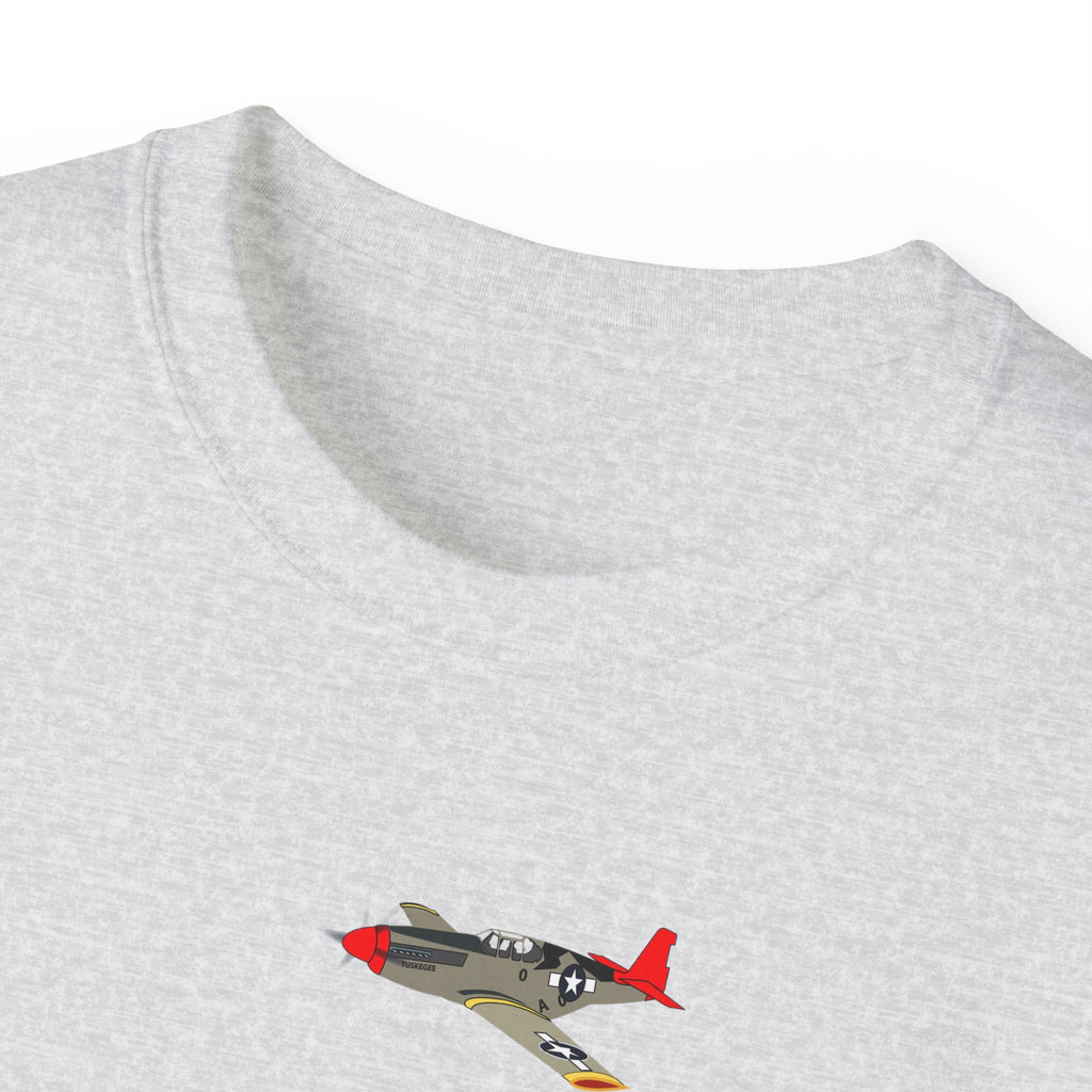 Unisex Ultra Cotton Tee - Army - AAC - 332nd Fighter Group - 12th AF - Red Tails wo Txt