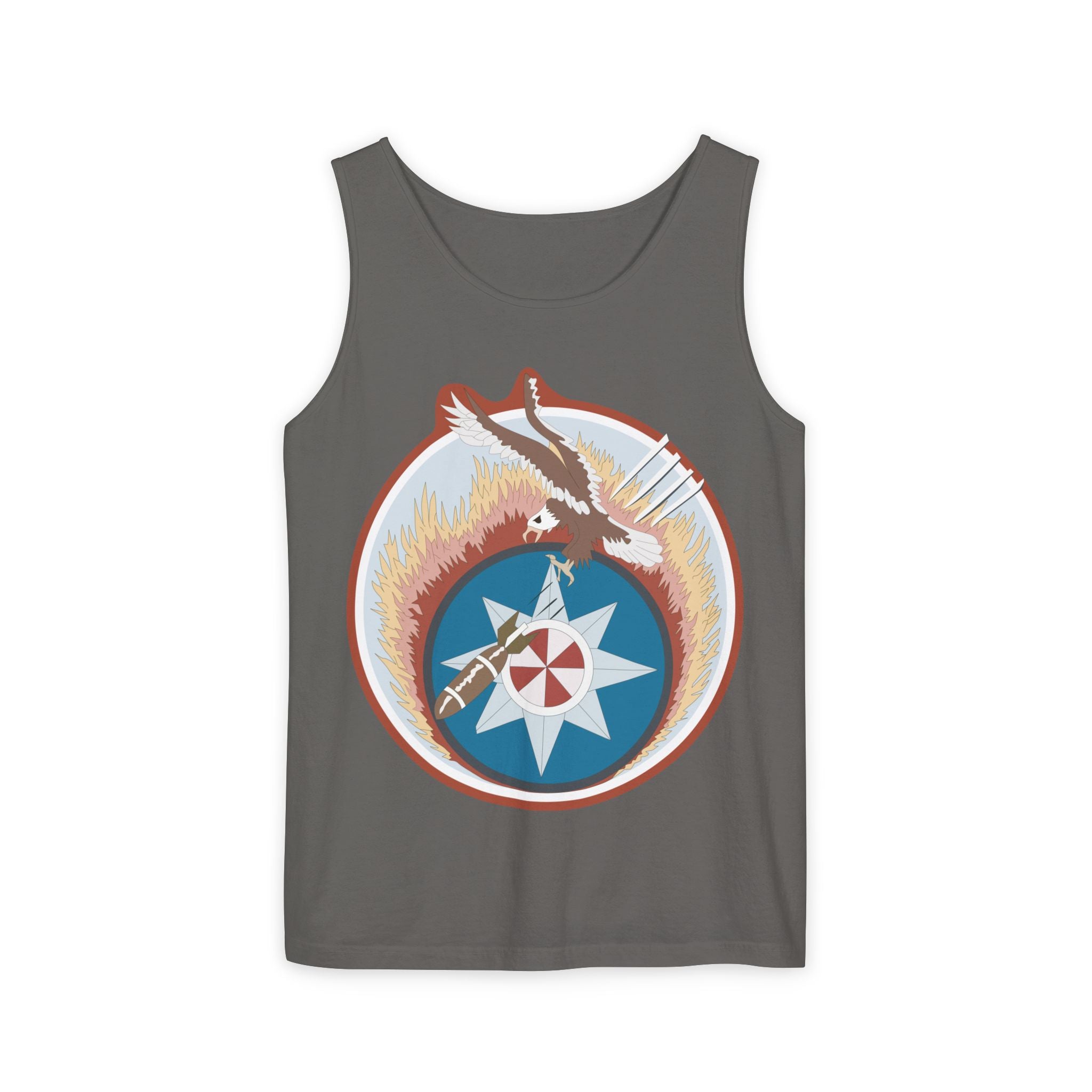 Unisex Garment-Dyed Tank Top - AAC - 773rd Bomb Squadron, 463rd Bomb Group - 15th AF wo Txt X 300