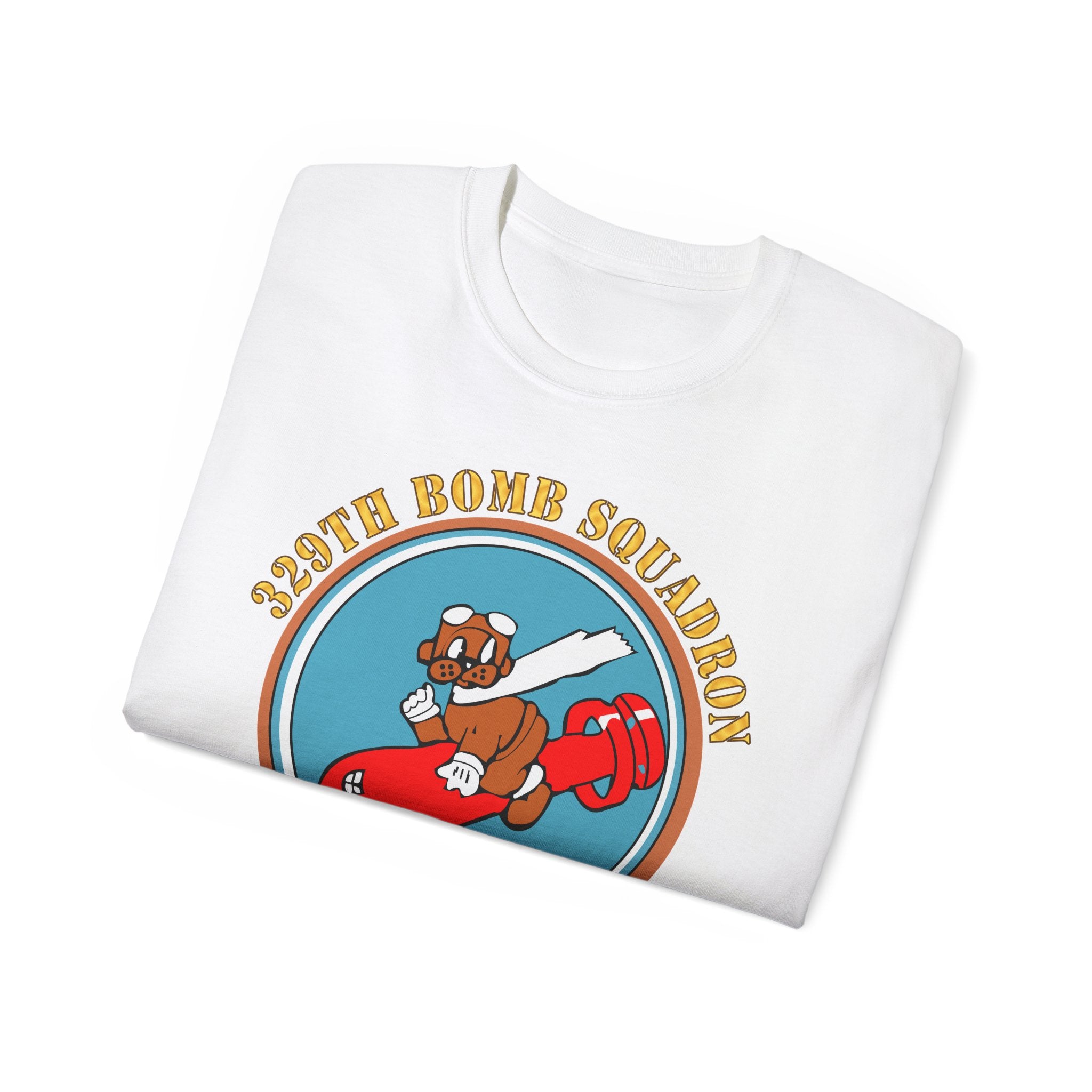 Unisex Ultra Cotton Tee - AAC - 329th Bomb Squadron,93rd Bomb Group - WWII - USAAF