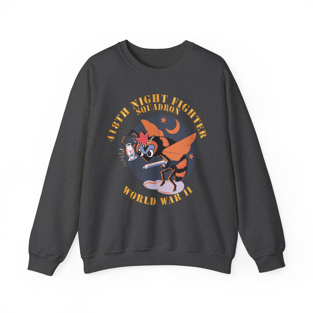 Crewneck Sweatshirt - AAC - 418th Night Fighter Squadron - WWII X 300
