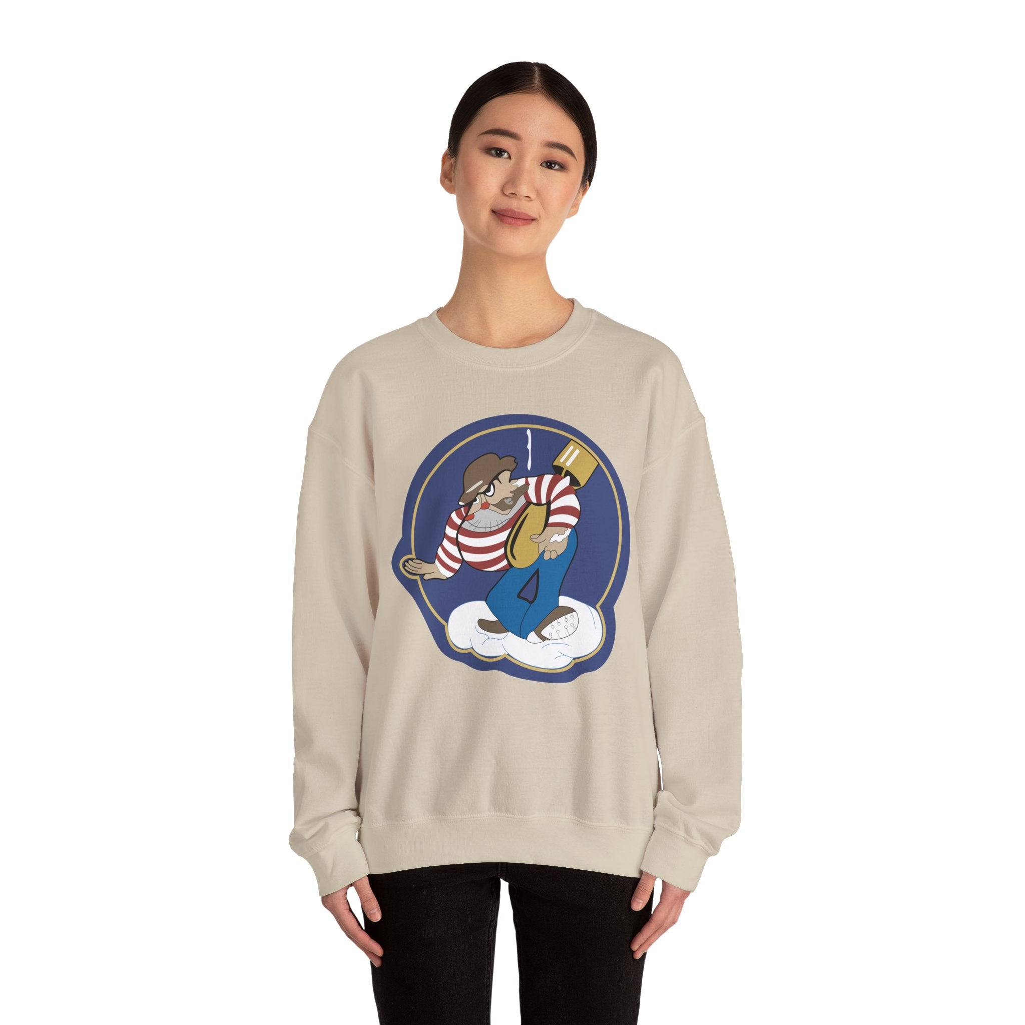 Crewneck Sweatshirt - AAC - 869th Bomb Squadron, 497th Bomb Group wo Txt X 300