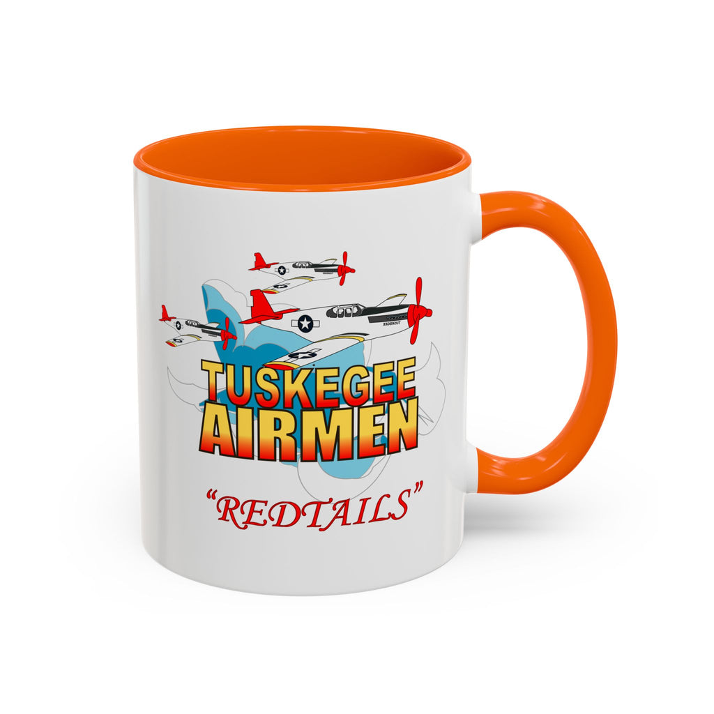 Accent Coffee Mug - Army Air Corp - Tuskegee Airmen - Redtails - 3AC - X 300