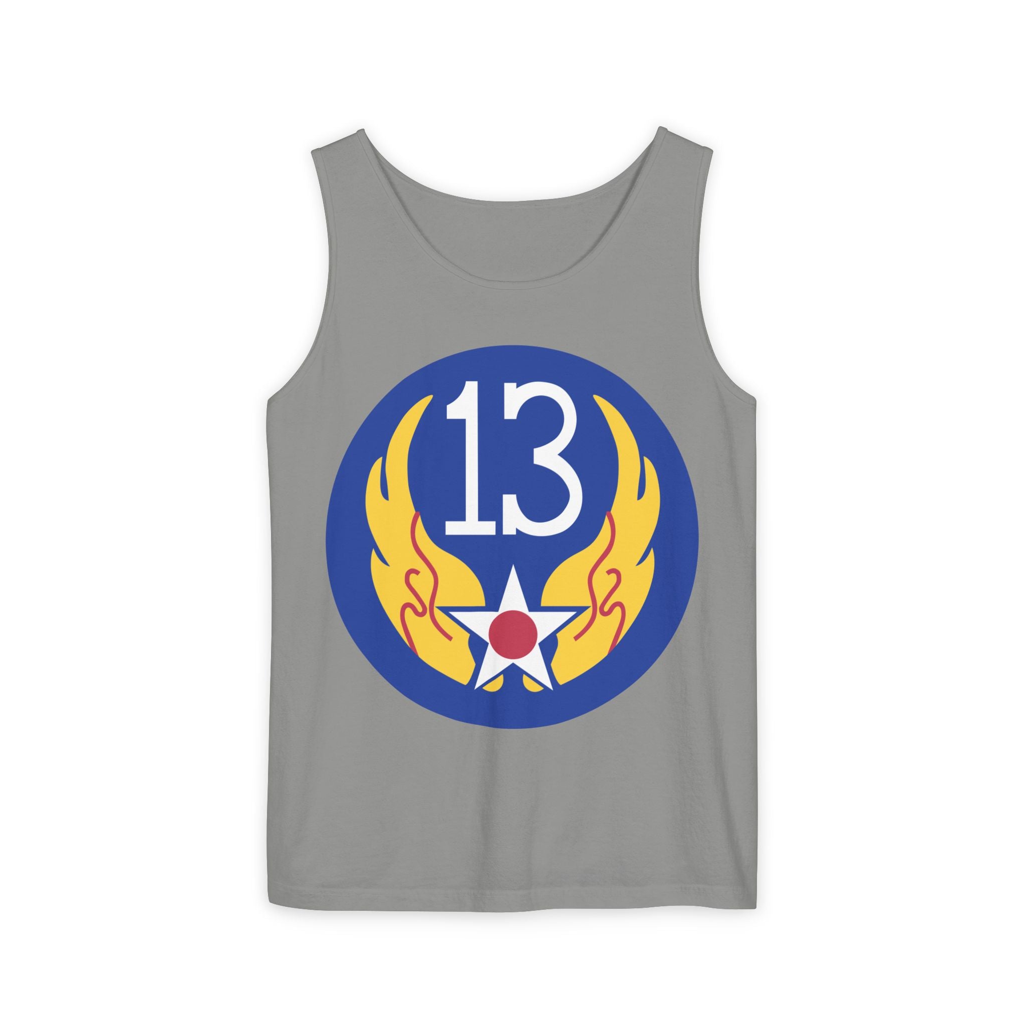 Unisex Garment-Dyed Tank Top - AAC - SSI - 13th Air Force wo Txt X 300