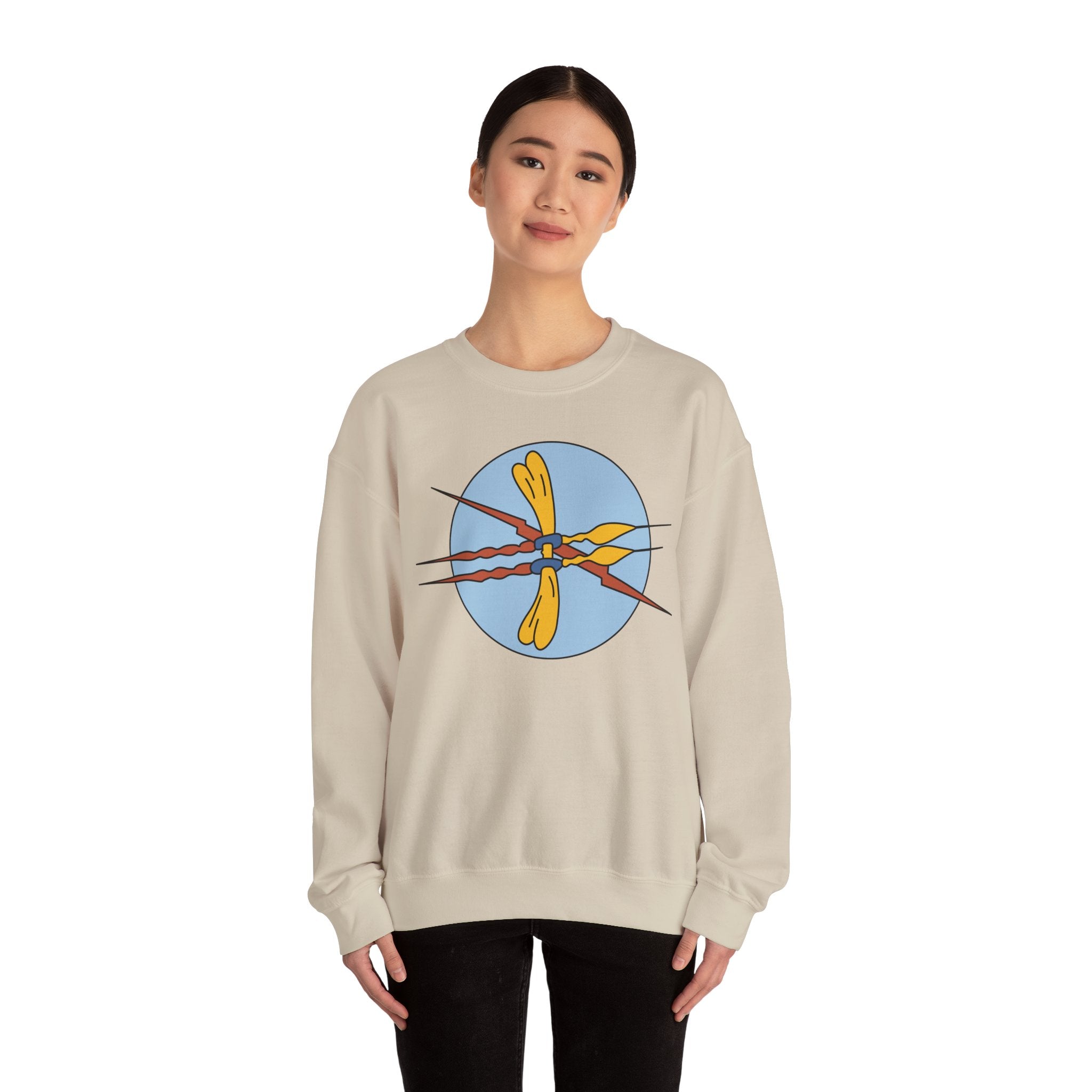 Crewneck Sweatshirt - AAC - 332nd Bomb Squadron WWII wo txt X 300