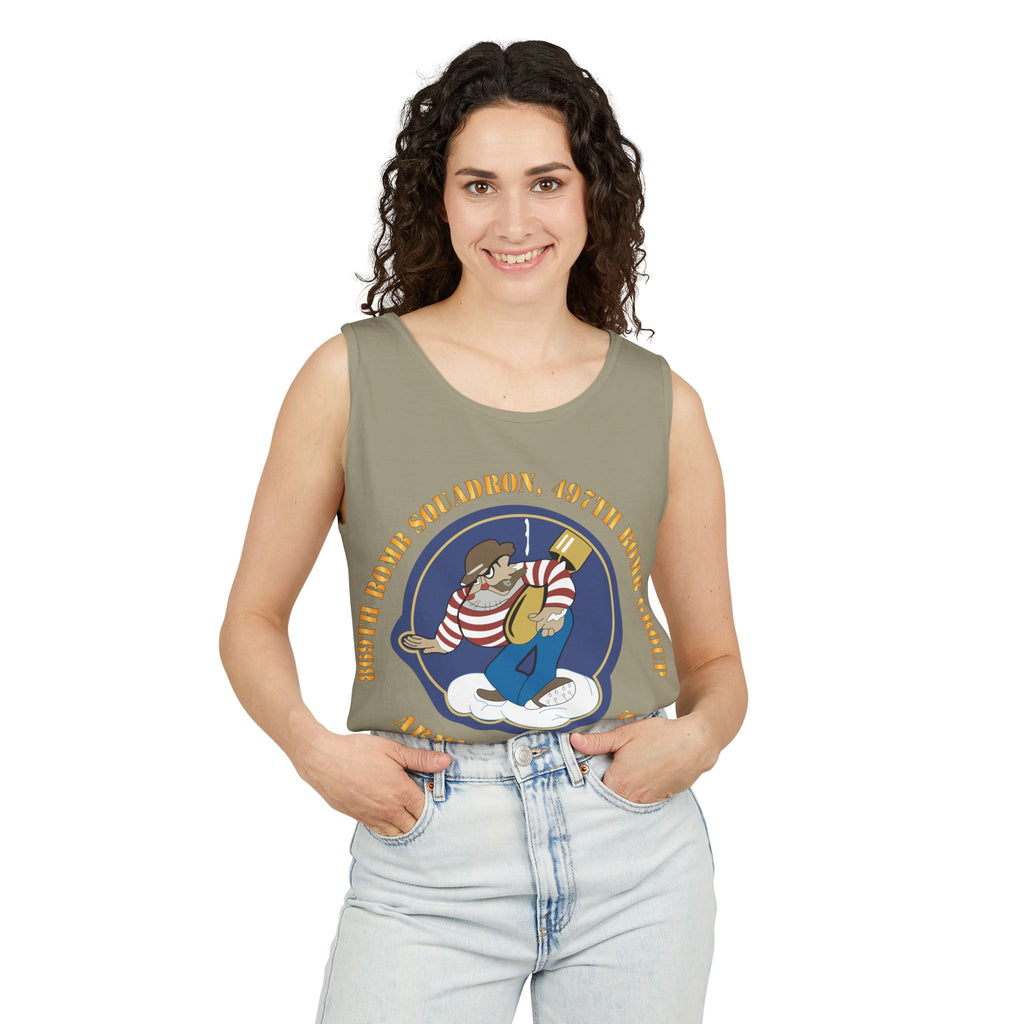 Unisex Garment-Dyed Tank Top - AAC - 869th Bomb Squadron, 497th Bomb Group X 300
