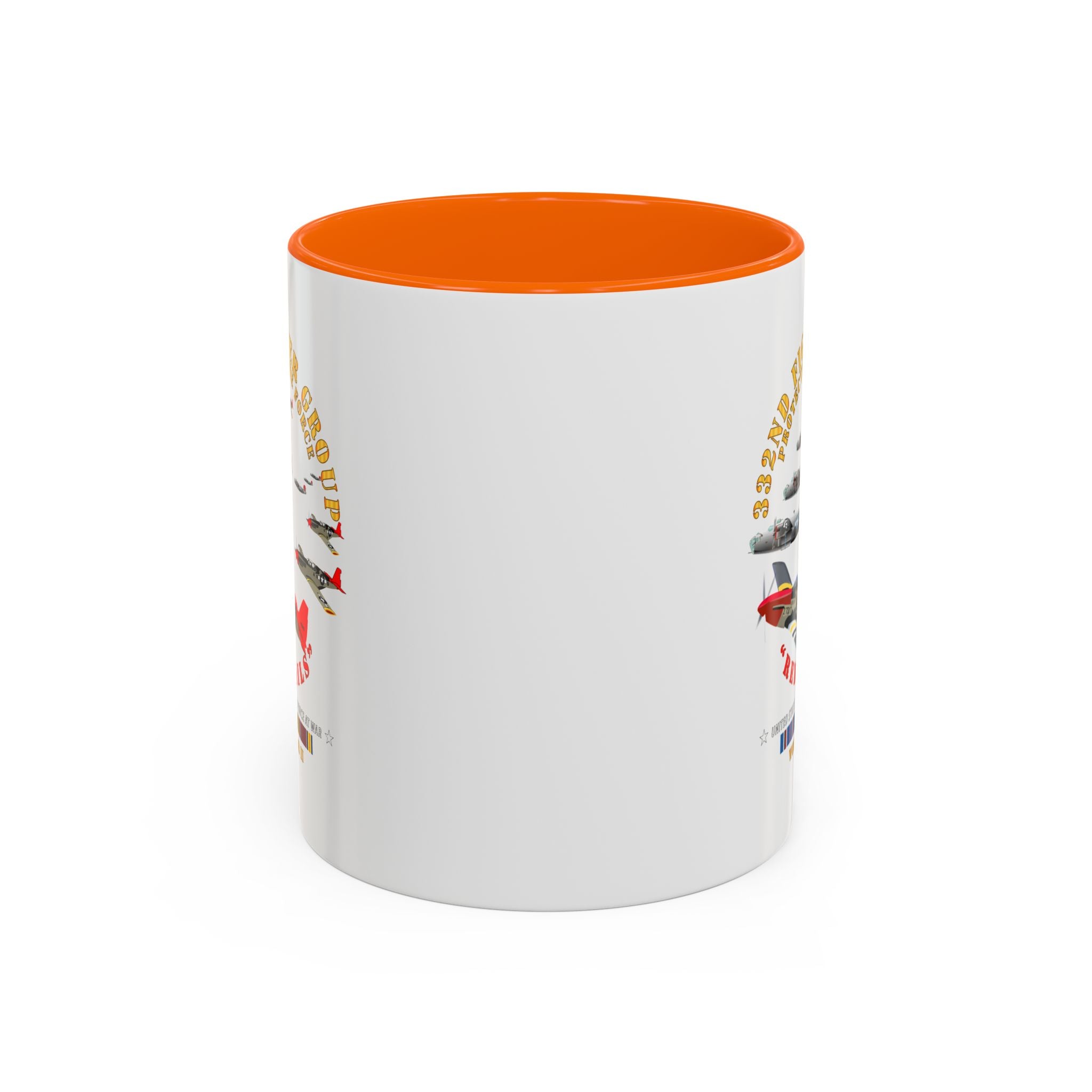 Accent Coffee Mug - Army - AAC - 332nd Fighter Group - Red Tails - Protect Force