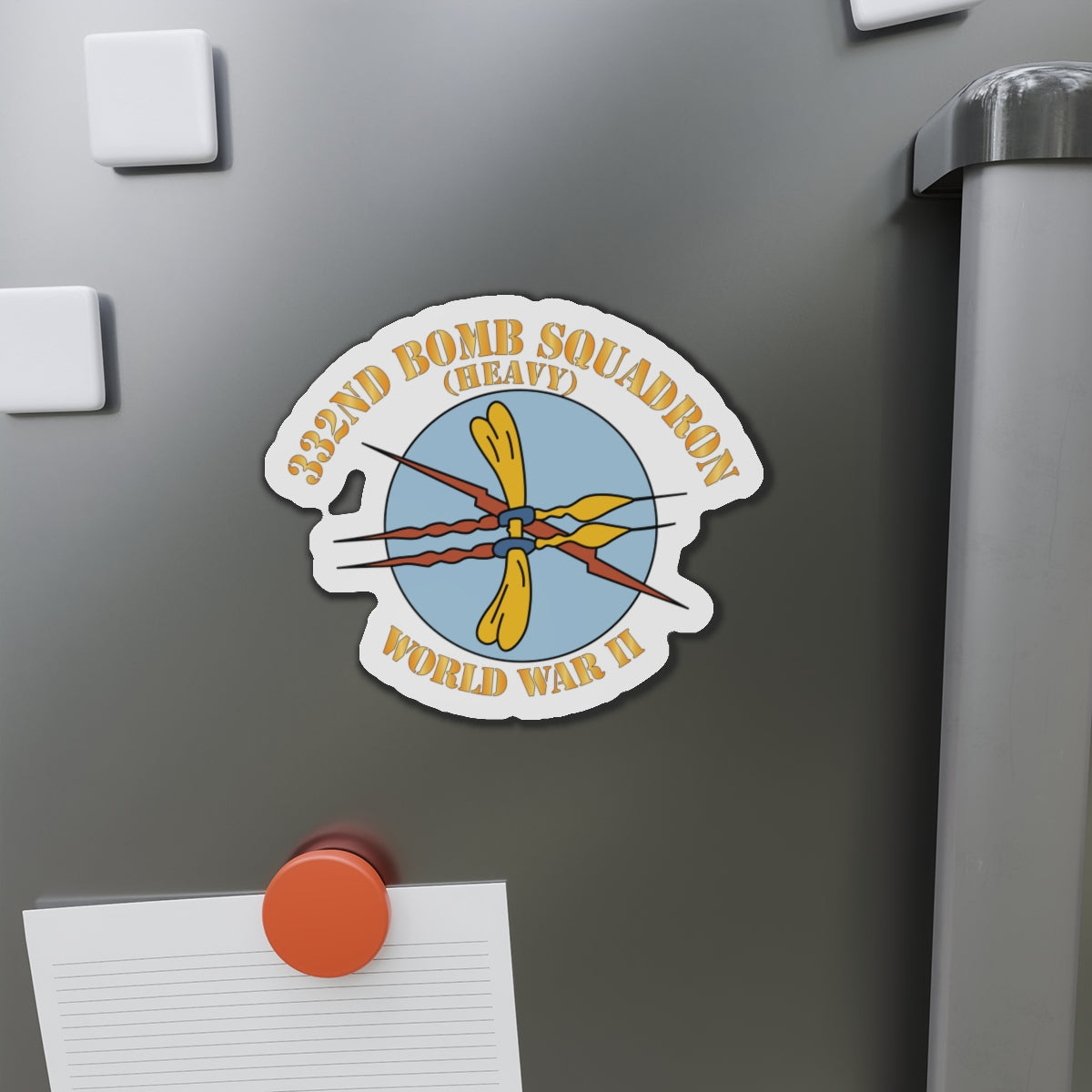 Die-Cut Magnets - AAC - 332nd Bomb Squadron WWII X 300