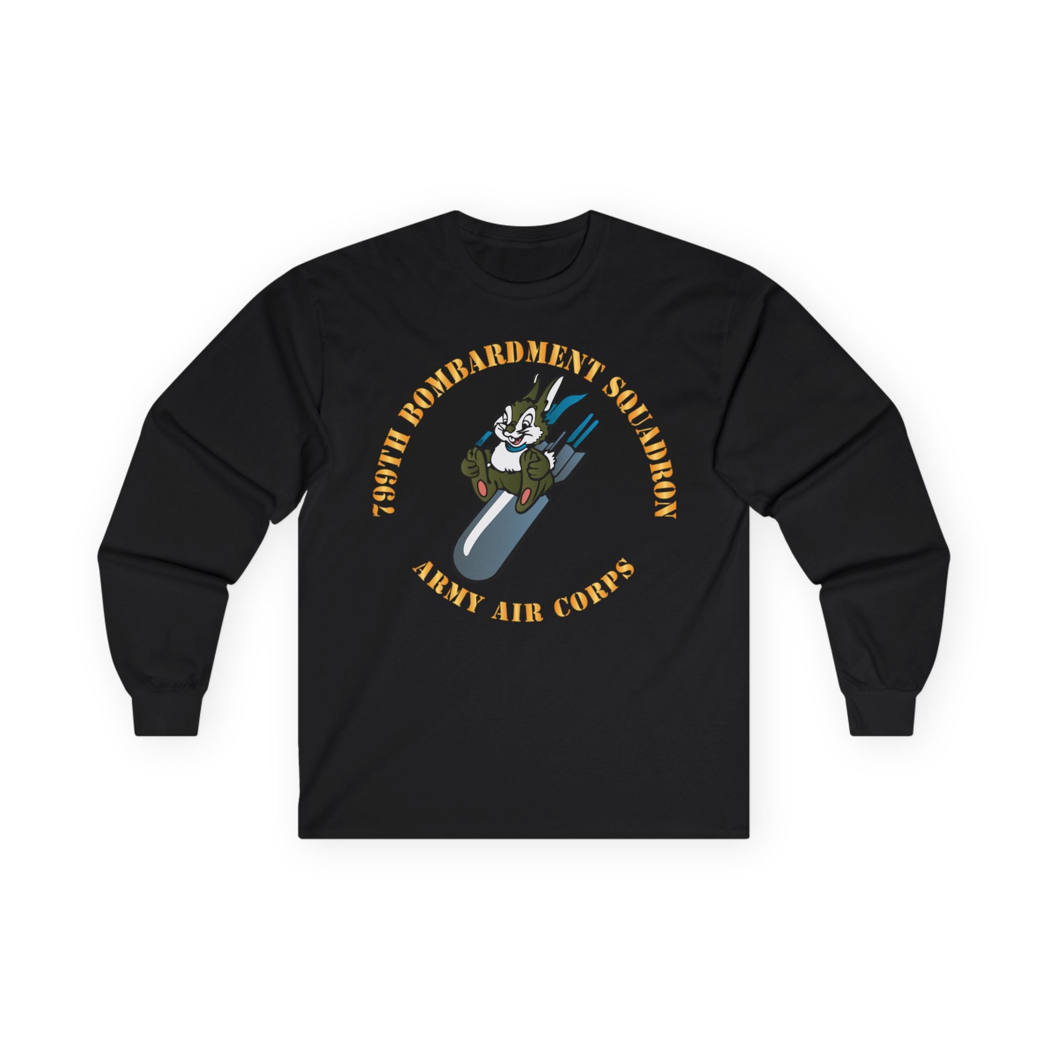 Unisex Long Sleeve Tee - AAC - 799th Bombardment Squadron X 300