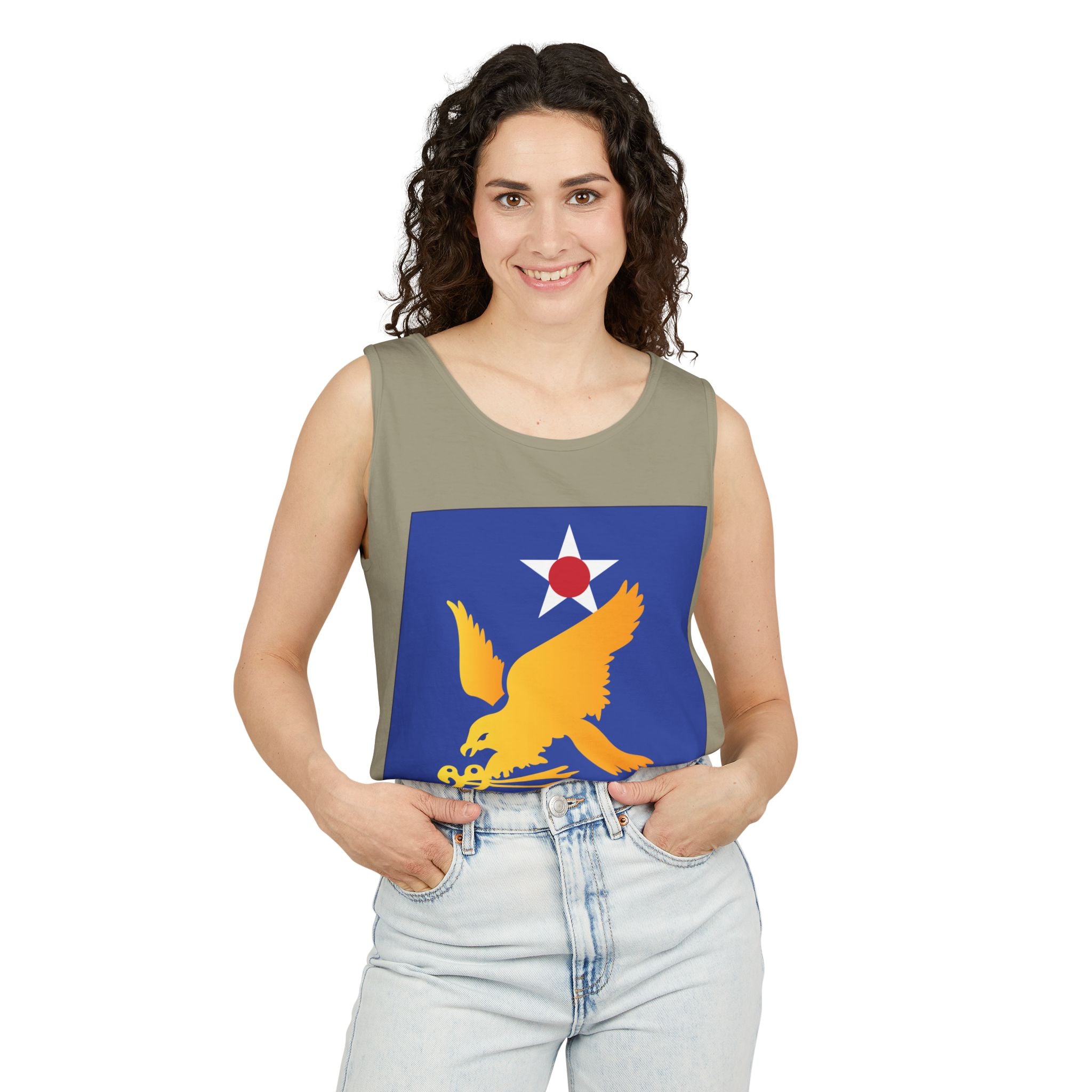 Unisex Garment-Dyed Tank Top - SSI - AAC - 2nd Air Force wo Txt X 300