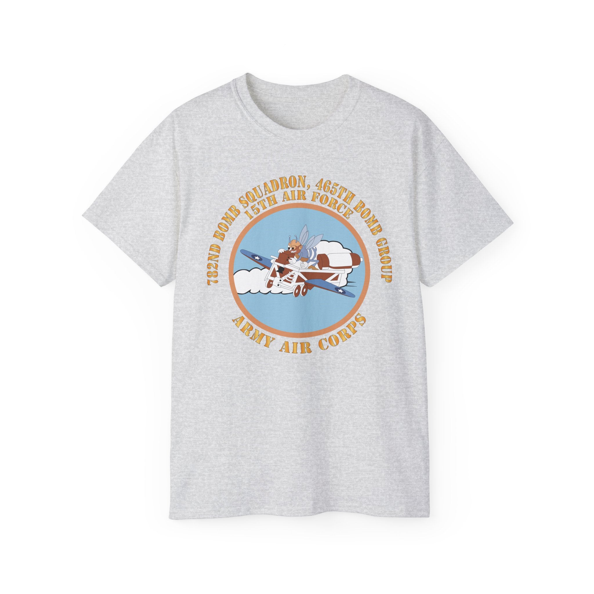 Unisex Ultra Cotton Tee - AAC - 782nd Bomb Squadron, 465th Bomb Group - 15th AF X 300