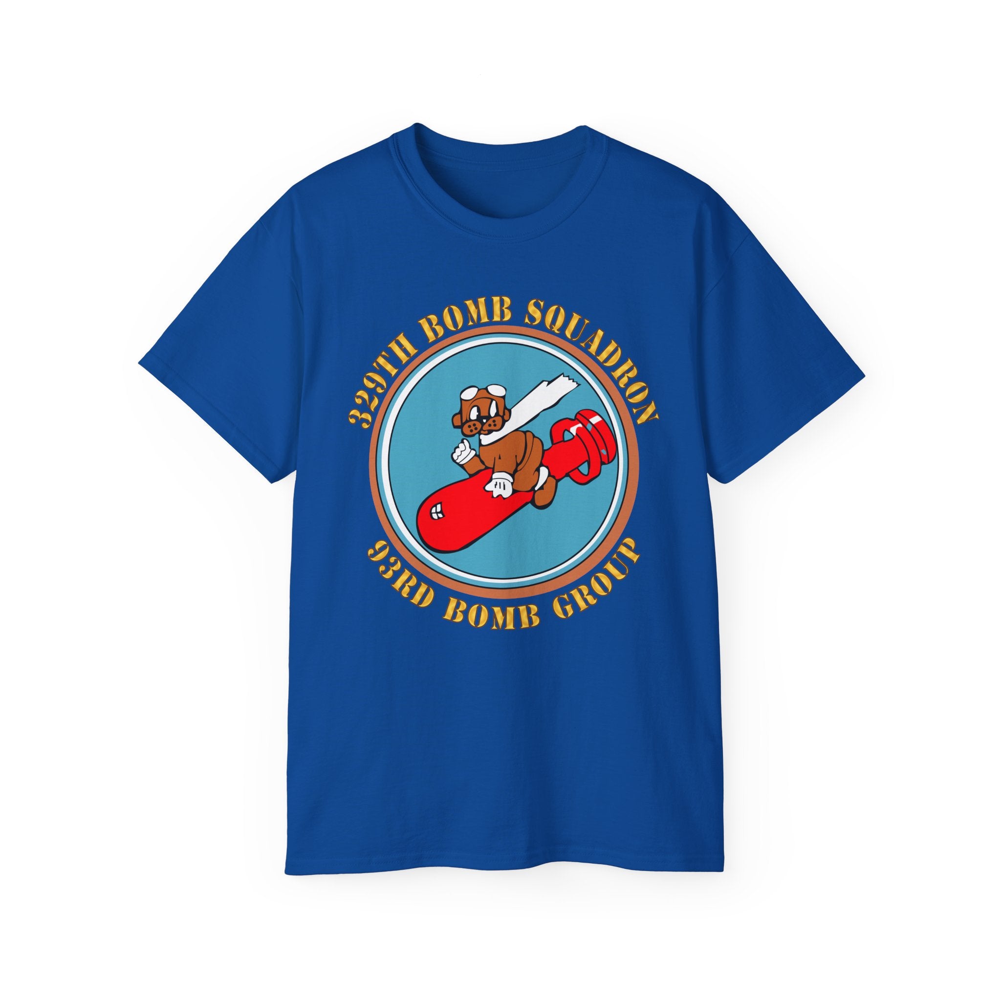 Unisex Ultra Cotton Tee - AAC - 329th Bomb Squadron,93rd Bomb Group - WWII - USAAF