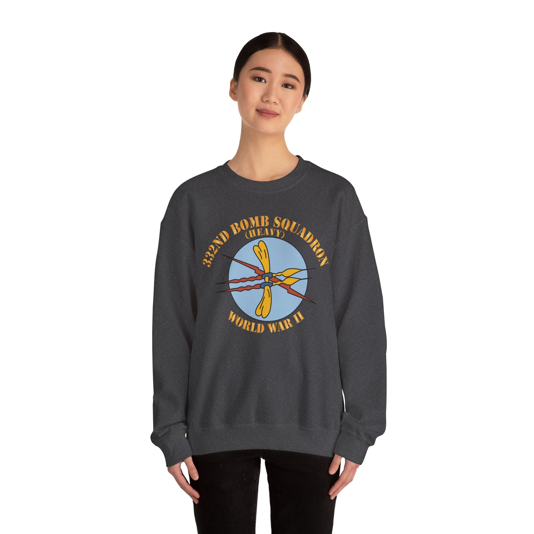 Crewneck Sweatshirt - AAC - 332nd Bomb Squadron WWII X 300
