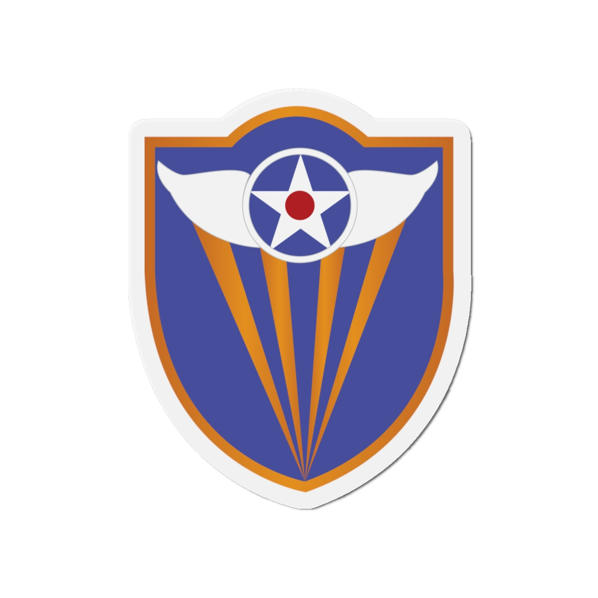 Die-Cut Magnets - AAC - SSI - 4th Air Force wo Txt X 300