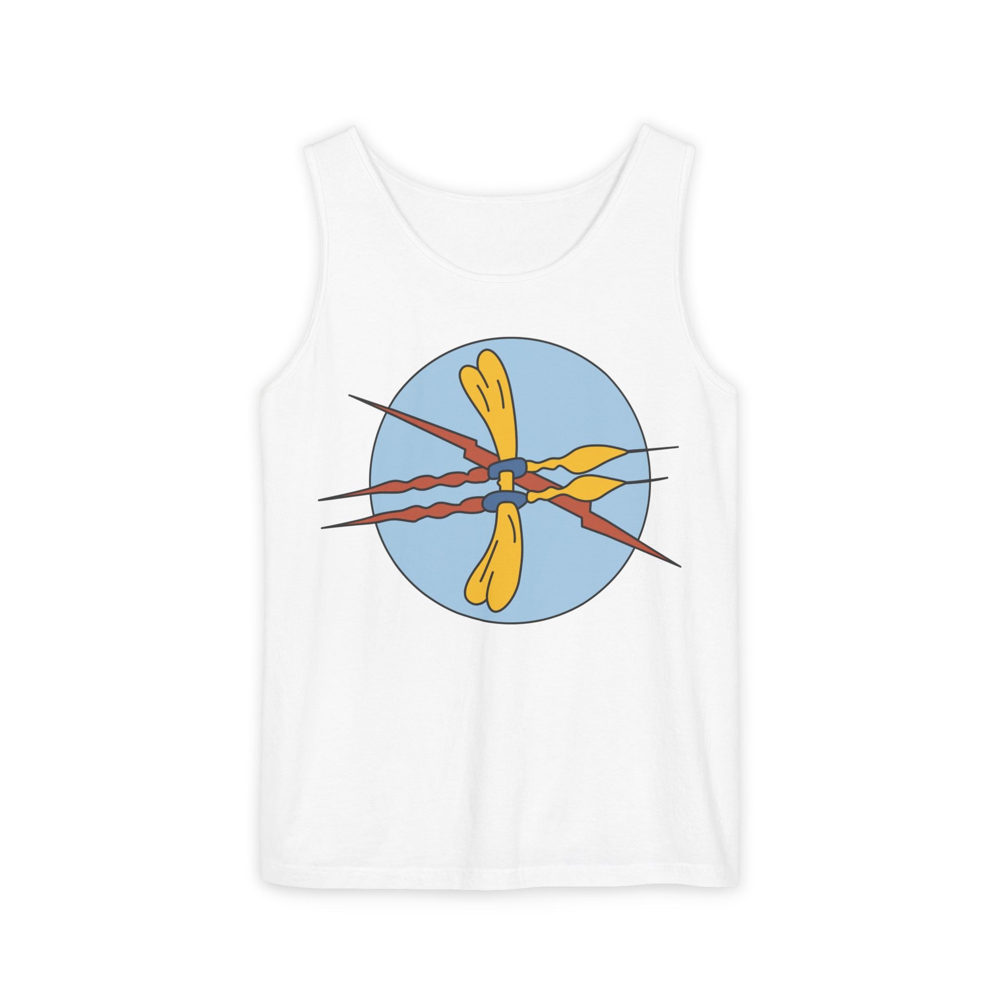 Unisex Garment-Dyed Tank Top - AAC - 332nd Bomb Squadron WWII wo txt X 300