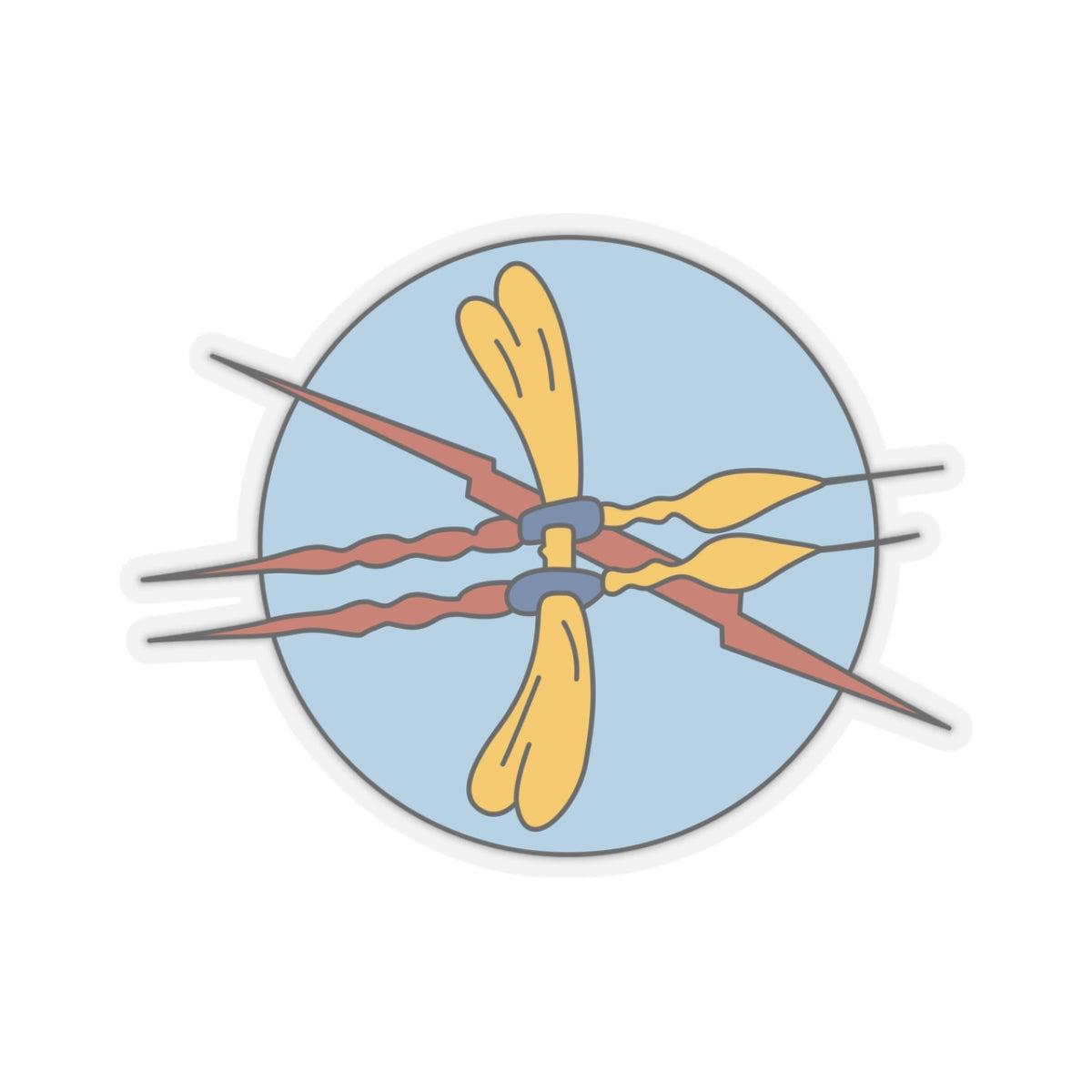 Kiss-Cut Stickers - AAC - 332nd Bomb Squadron WWII wo txt X 300