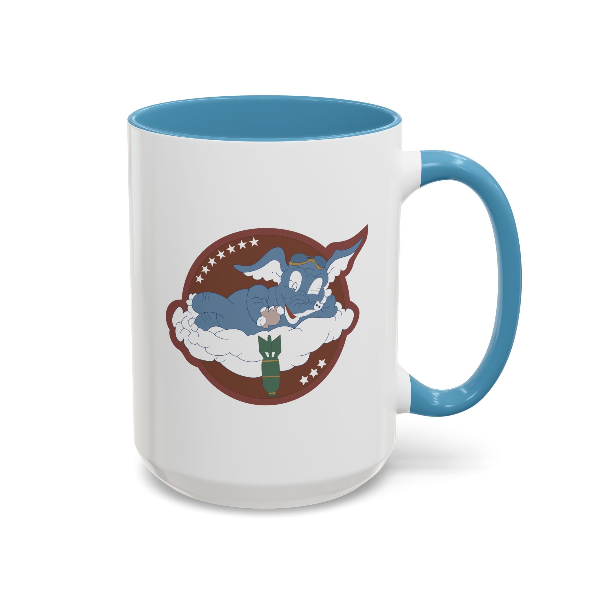 Accent Coffee Mug - AAC - 873rd Bomb Squadron, 498th Bomb Group - 20th AAF wo Txt X 300
