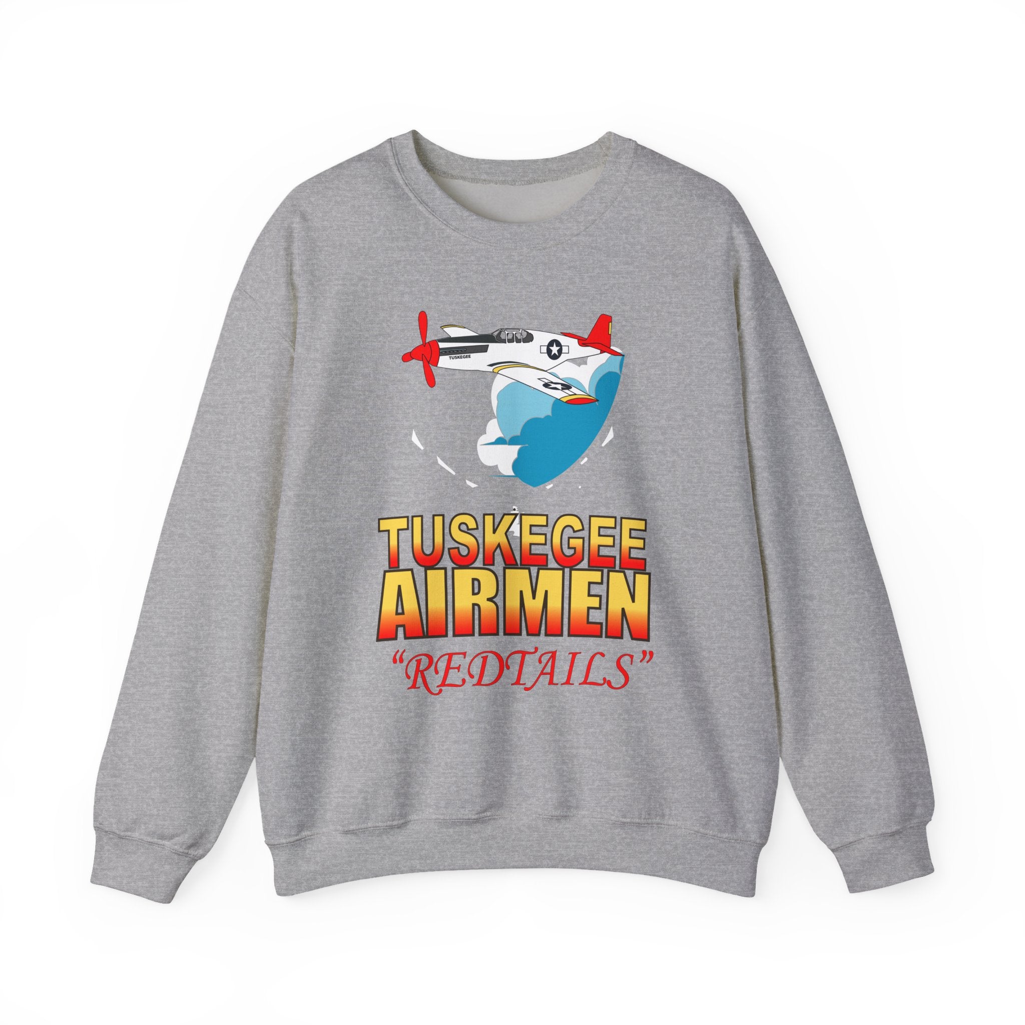 Crewneck Sweatshirt - Army Air Corp - Tuskegee Airmen - Redtails - AC - X 300