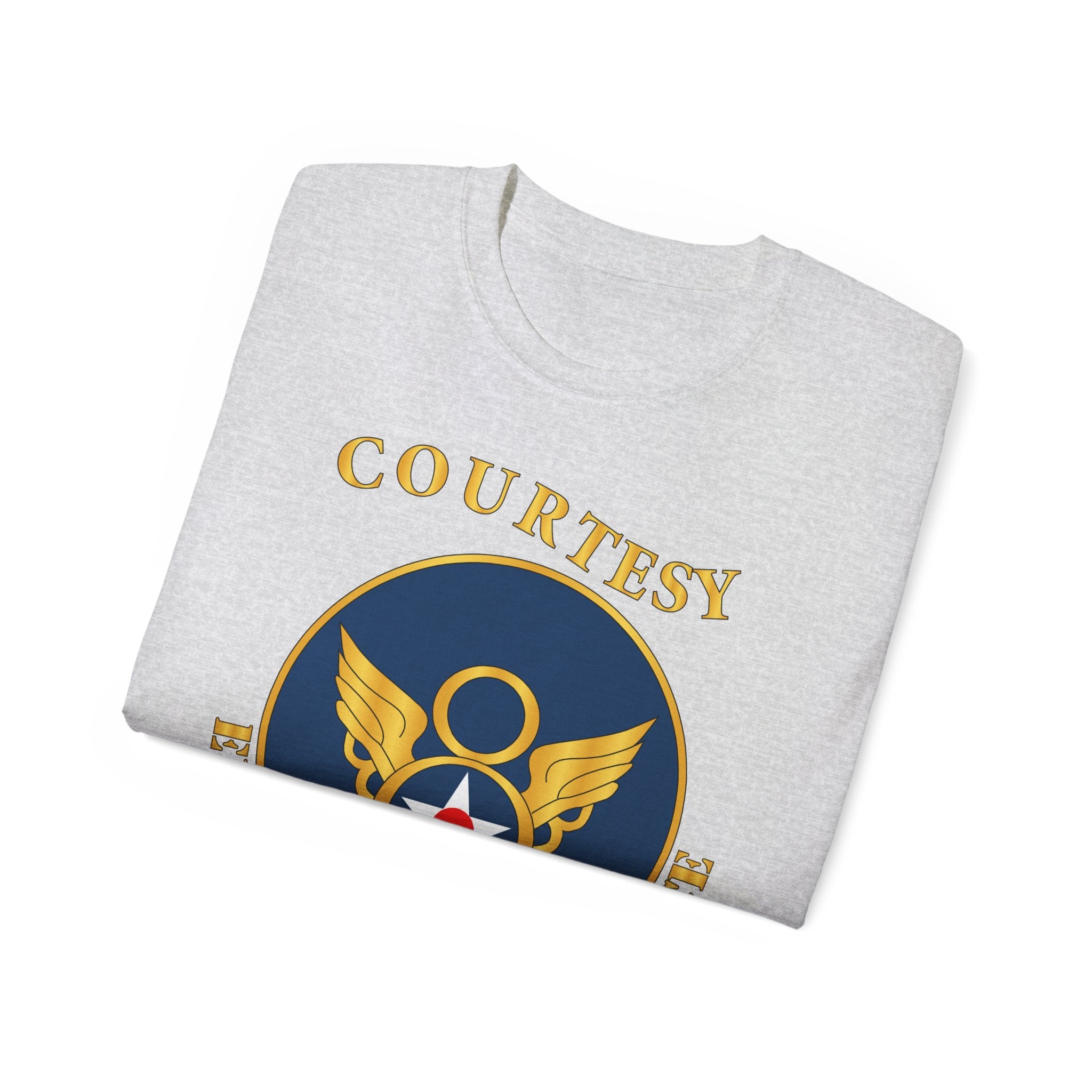 Unisex Ultra Cotton Tee - AAC - 8th Air Force - WWII - Courtesy 8 AAF x 300