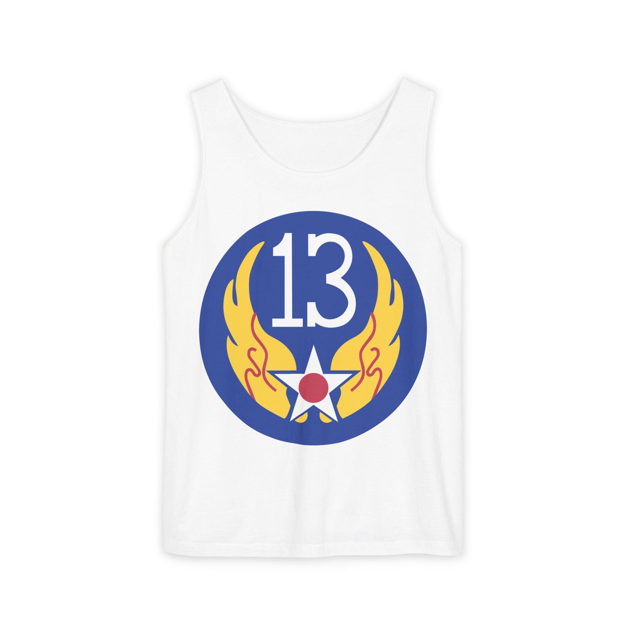 Unisex Garment-Dyed Tank Top - AAC - SSI - 13th Air Force wo Txt X 300