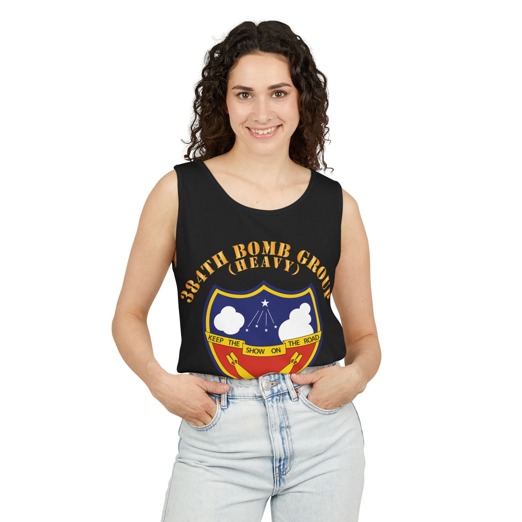 Unisex Garment-Dyed Tank Top - AAC - 384th Bomb Group X 300