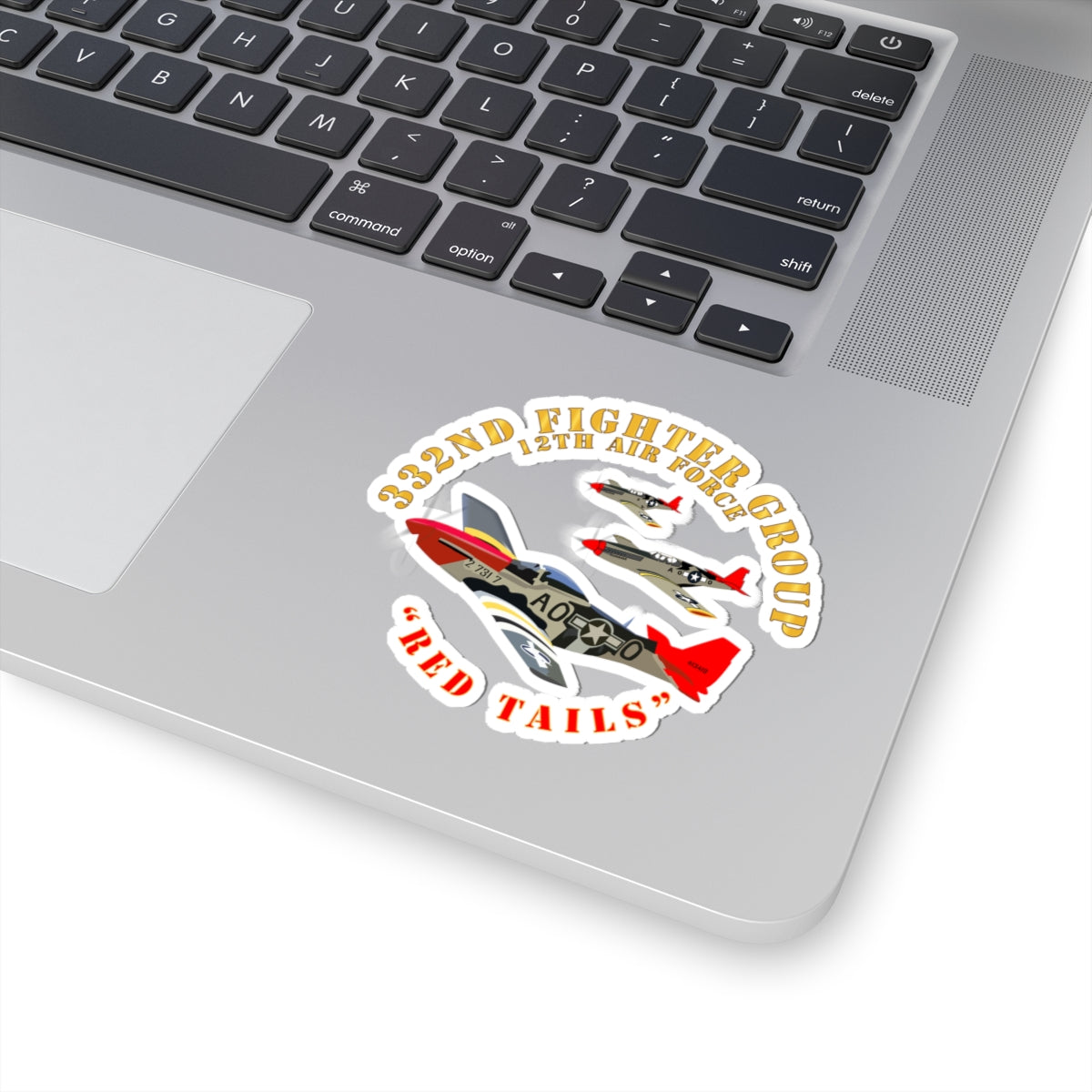 Kiss-Cut Stickers - Army - AAC - 332nd Fighter Group - 12th AF - Red Tails