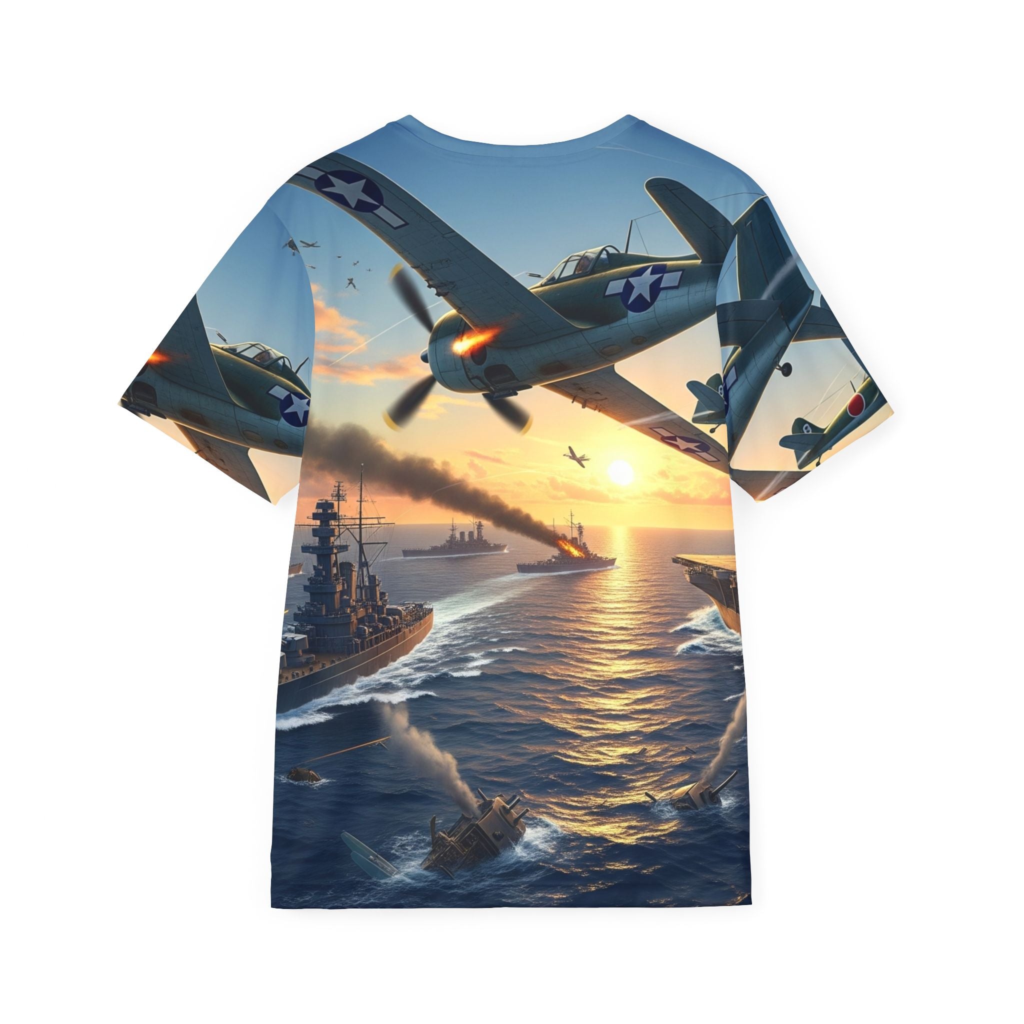 Army Air Corps - WWII, Battle of Midway,  Jersey, Pilot Tee, Vintage Plane Shirt, Aviation Apparel, Flight Enthusiast Gift, Unique Graphic T-Shirt