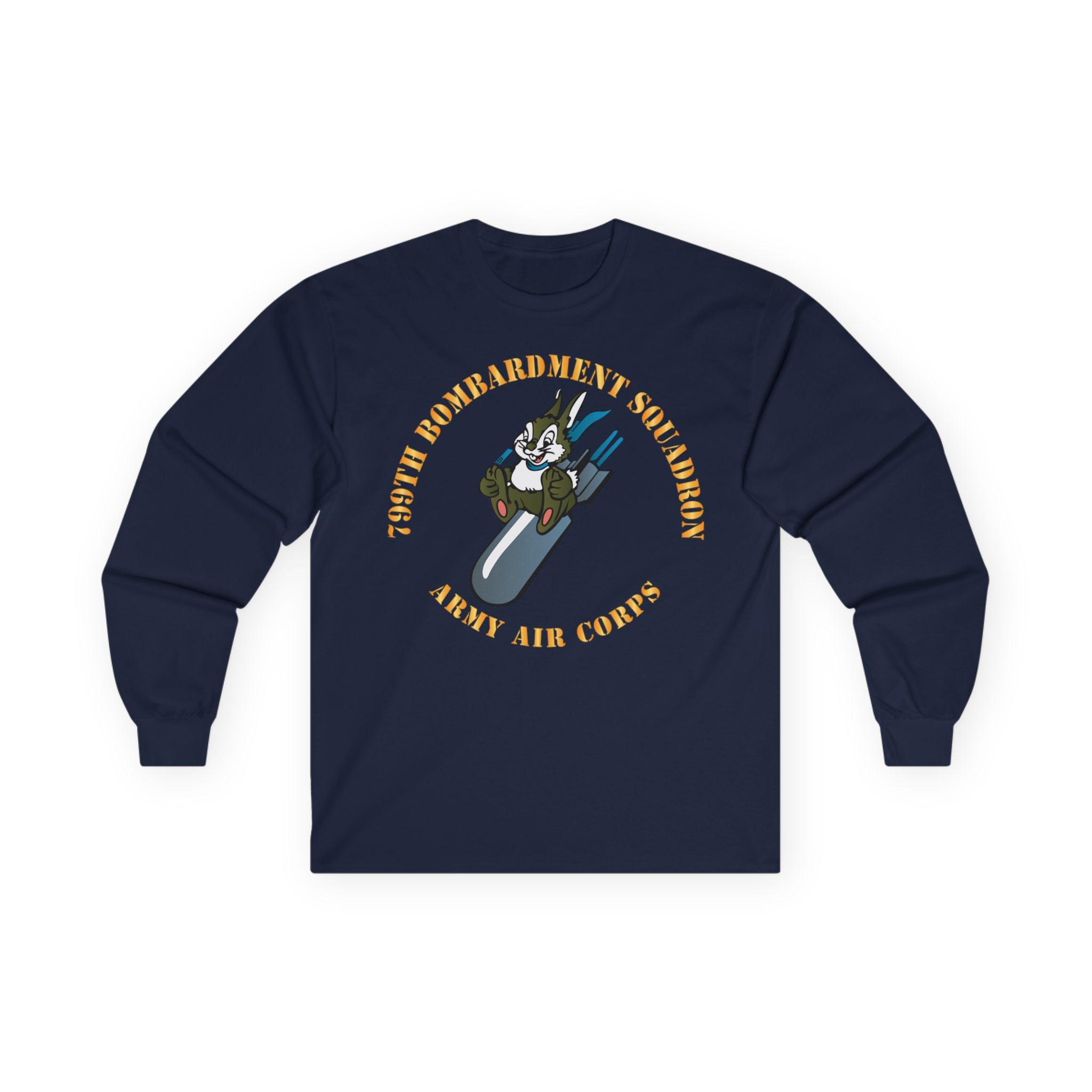 Unisex Long Sleeve Tee - AAC - 799th Bombardment Squadron X 300