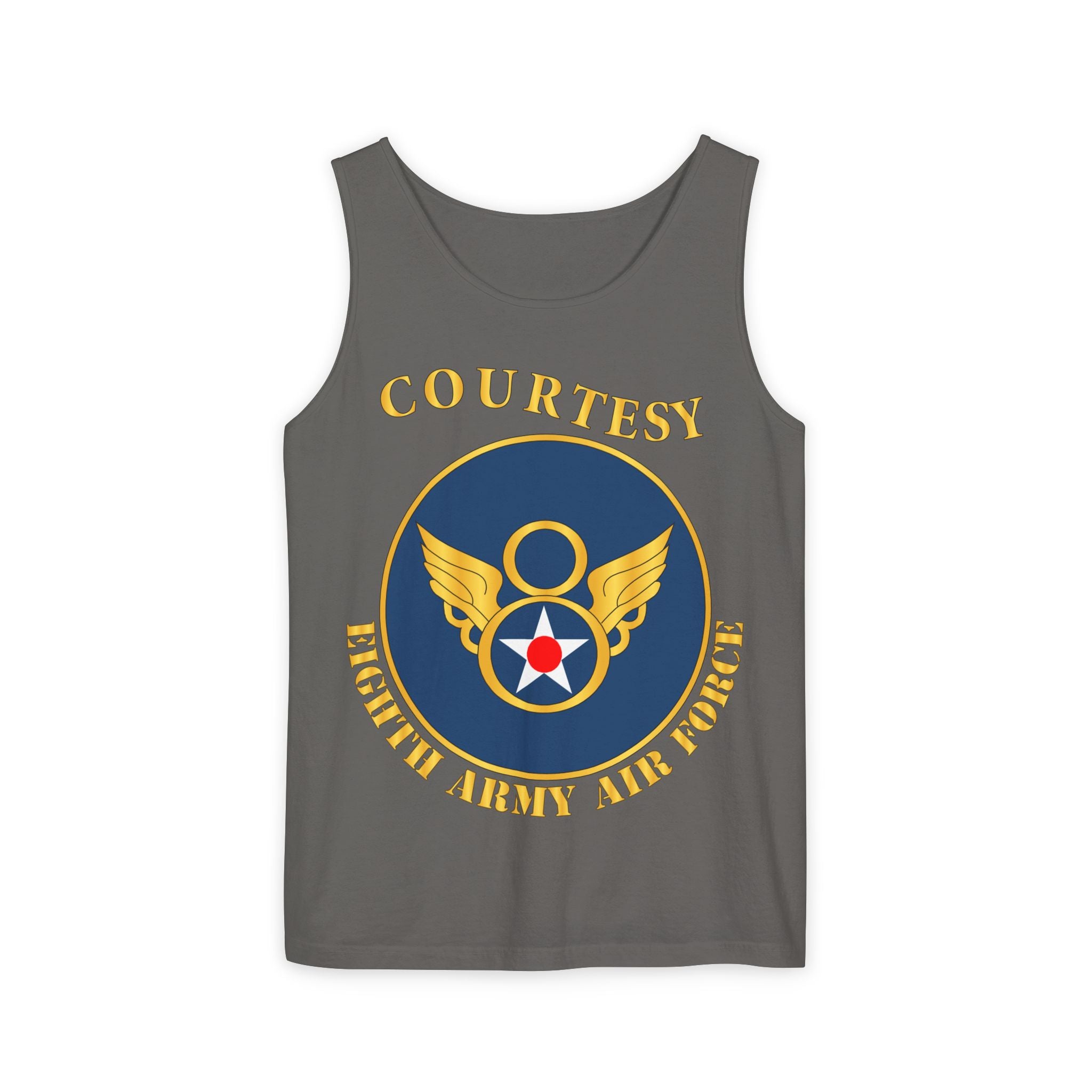 Unisex Garment-Dyed Tank Top - AAC - 8th Air Force - WWII - Courtesy 8 AAF x 300