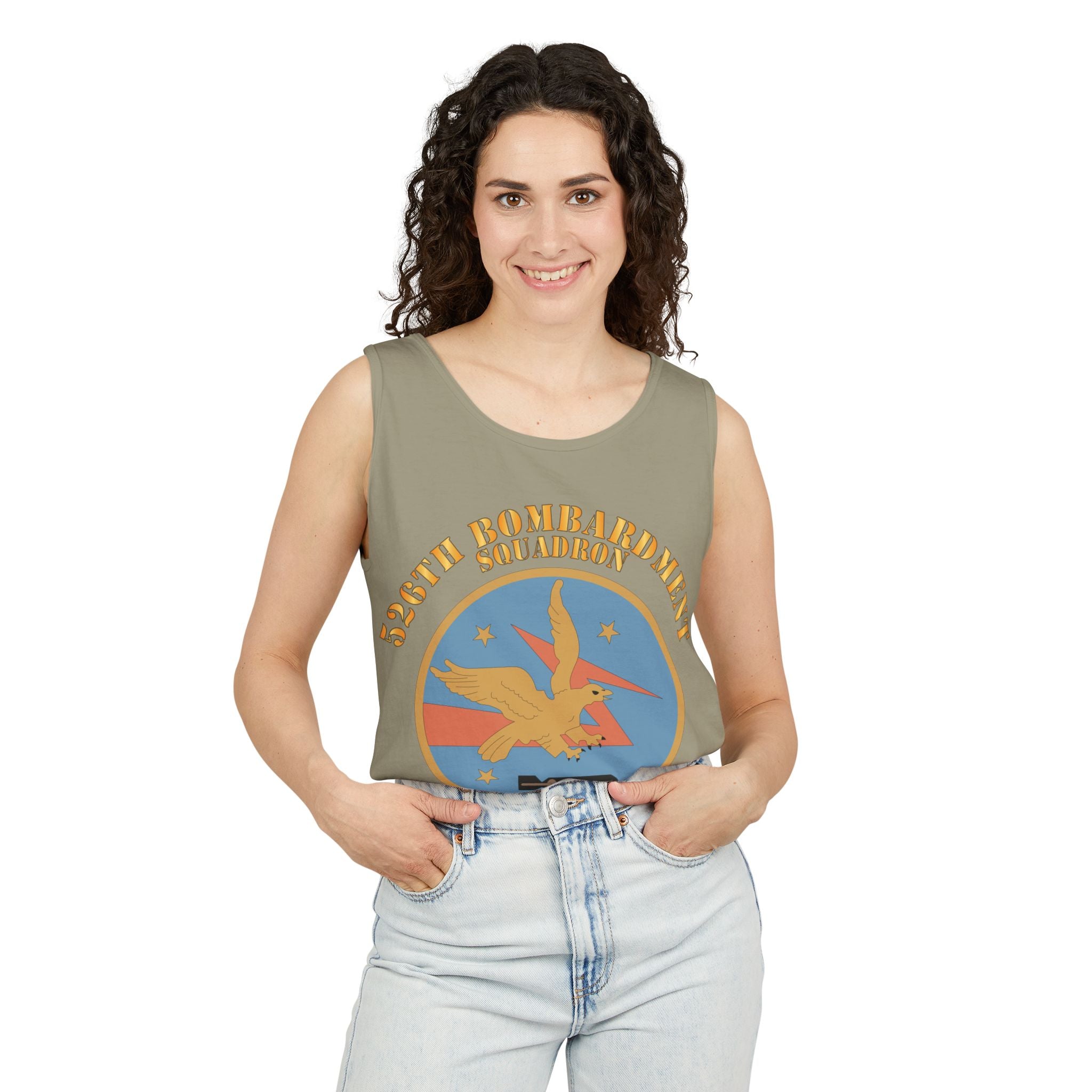 Unisex Garment-Dyed Tank Top - AAC - 526th Bombardment Squadron - WWII X 300