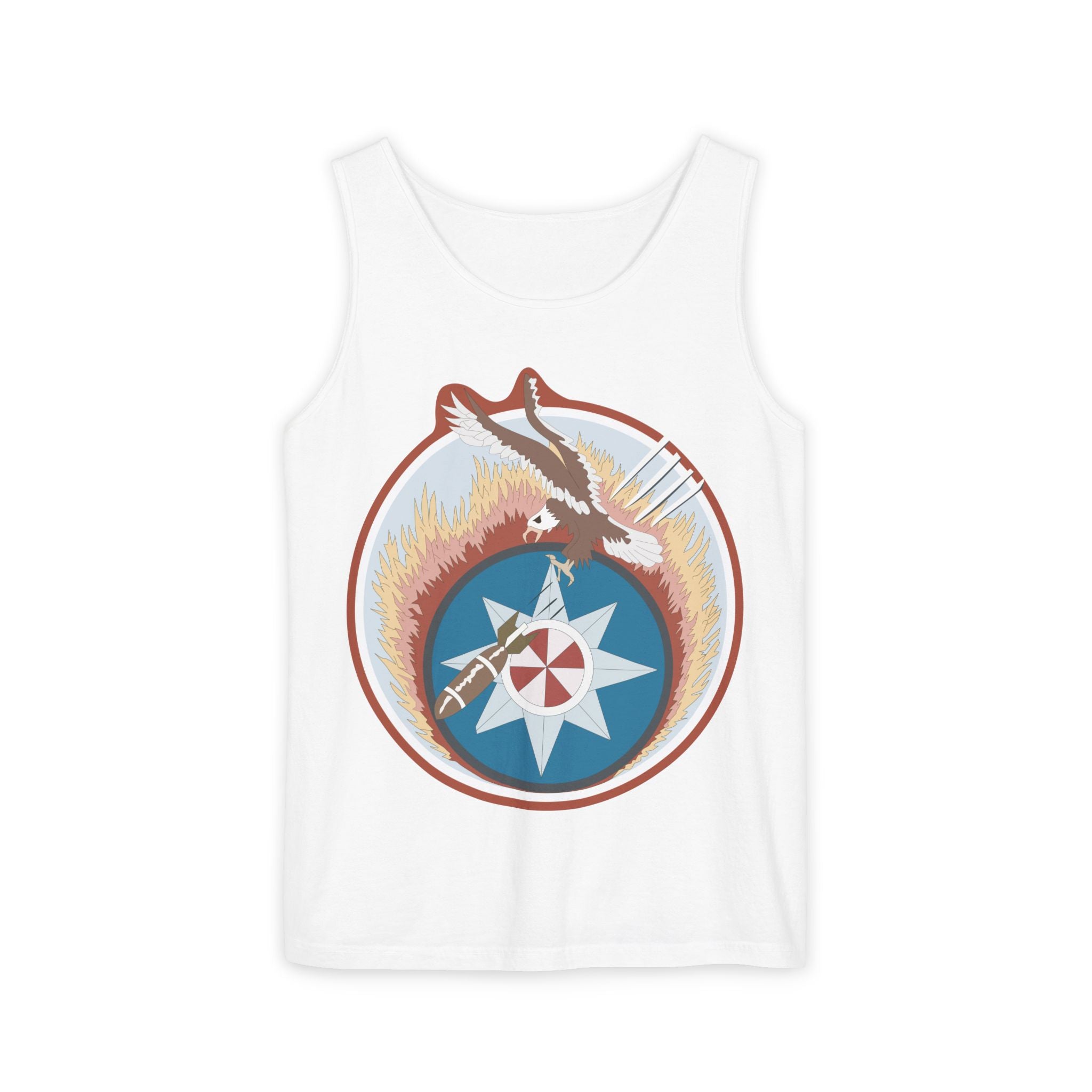 Unisex Garment-Dyed Tank Top - AAC - 773rd Bomb Squadron, 463rd Bomb Group - 15th AF wo Txt X 300